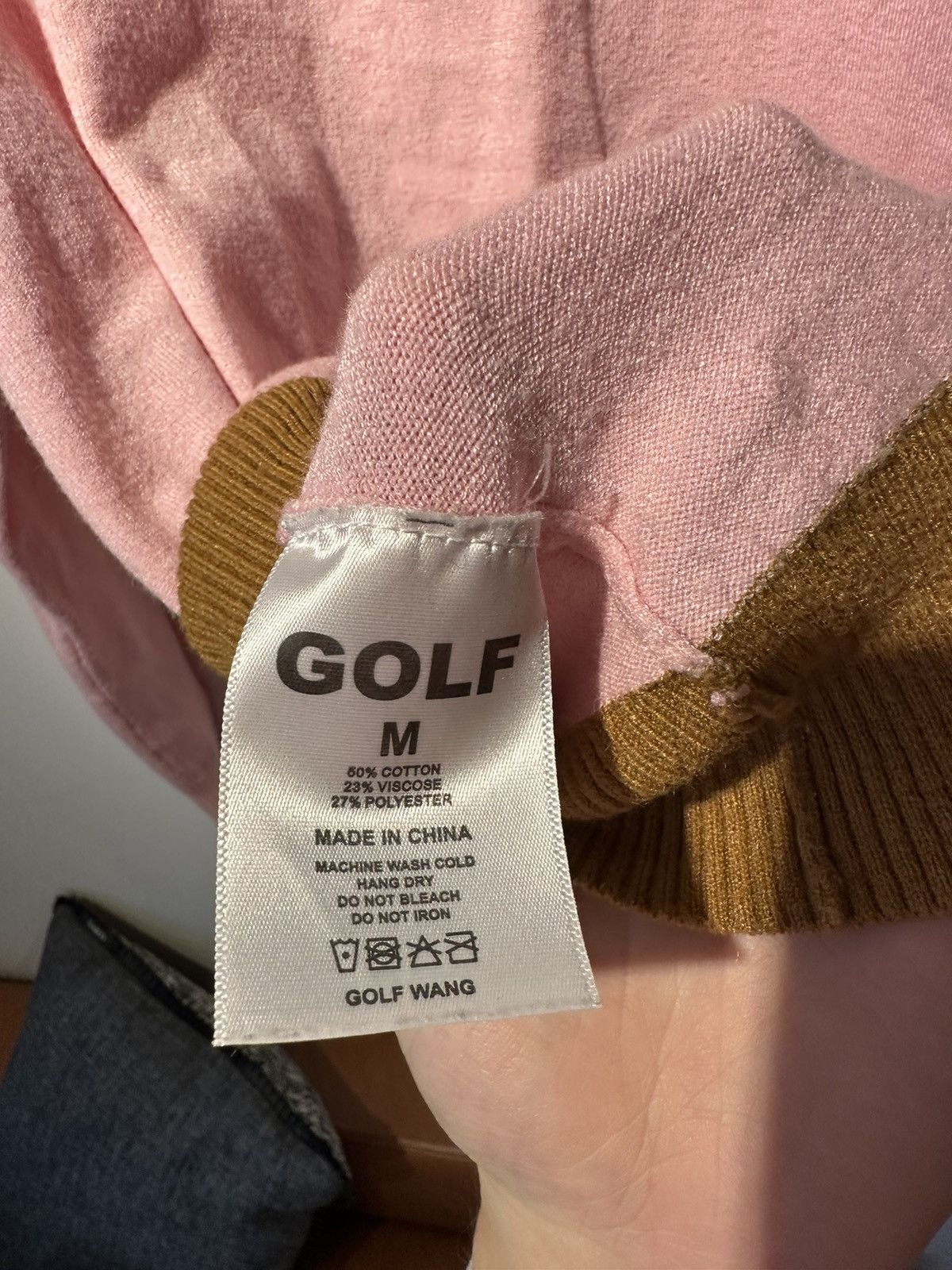 Golf Wang Golf Pink Polo Shirt Size US M / EU 48-50 / 2 - 3 Thumbnail
