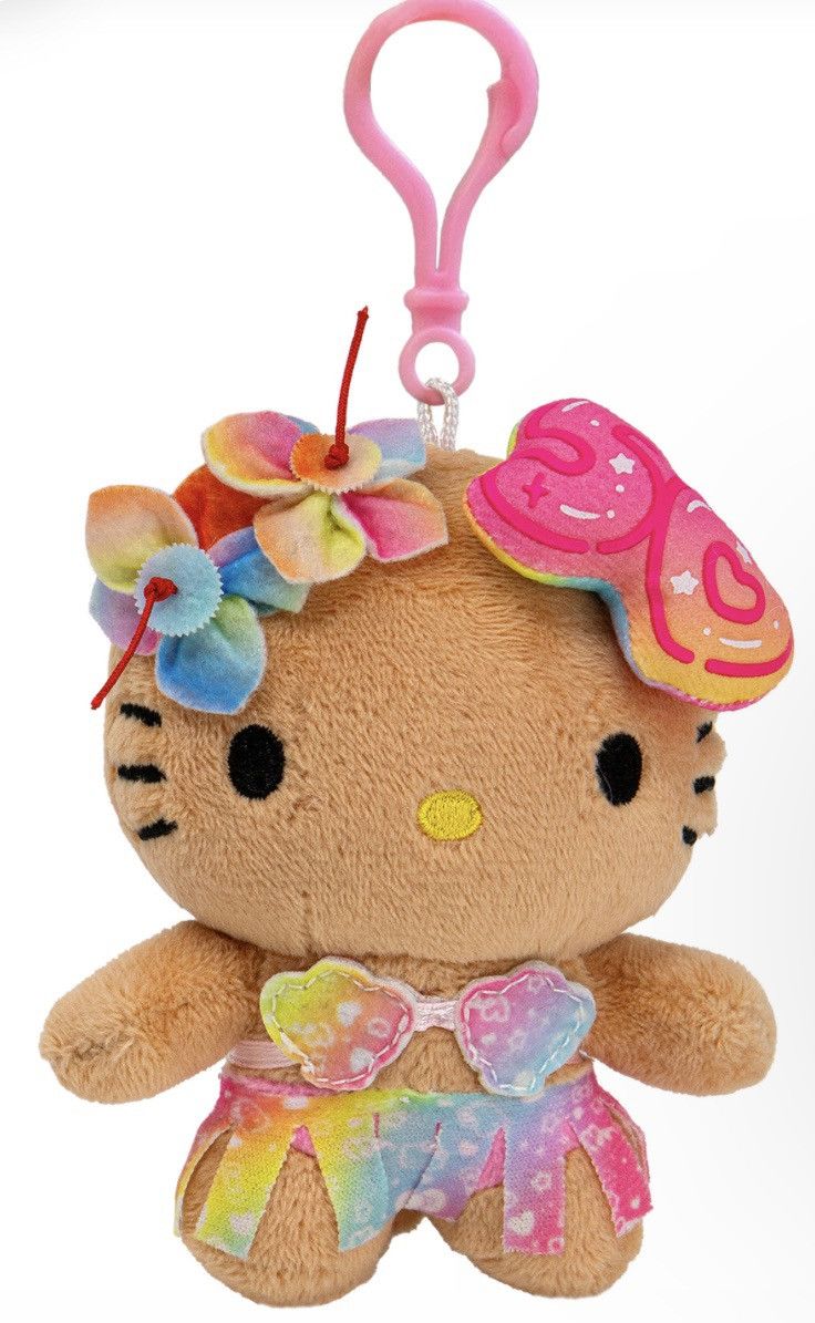 Other Hello Kitty Hawaii Plush 4" w/ Strap - 50th Anniversary Size ONE SIZE - 1 Thumbnail