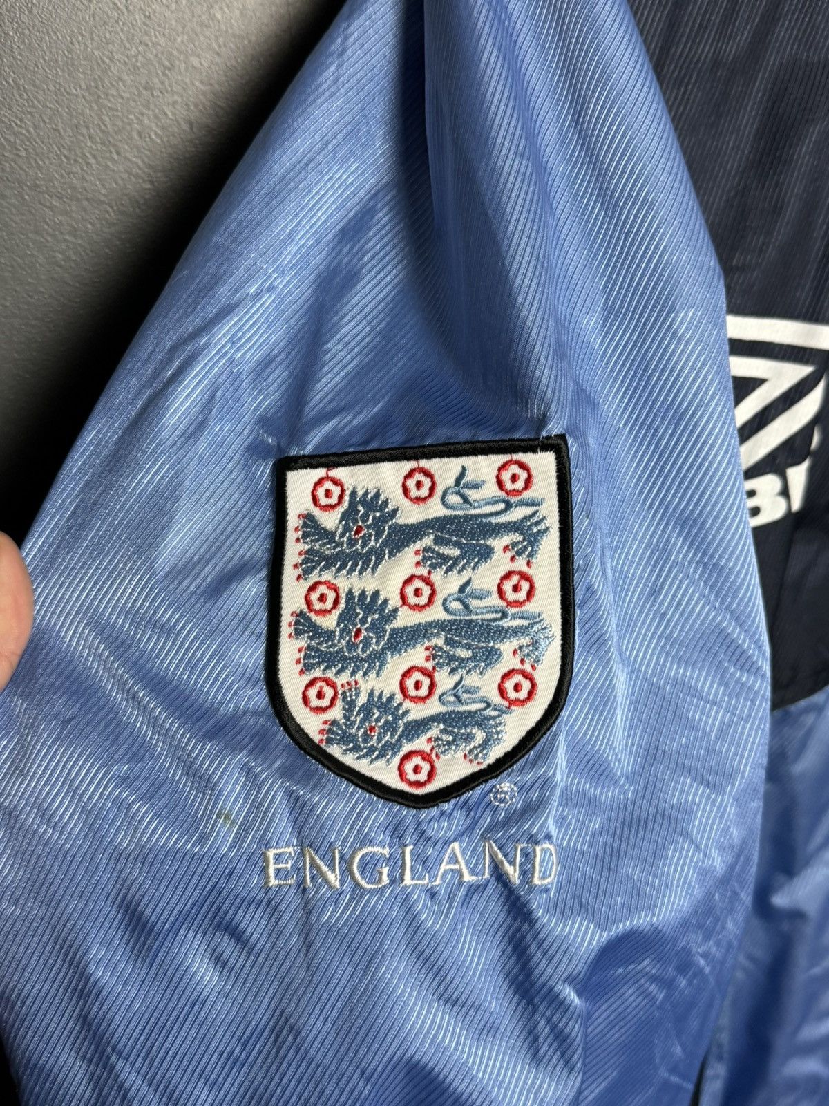 Umbro Vintage England National Team Training Football Jacket Size US XL / EU 56 / 4 - 5 Thumbnail
