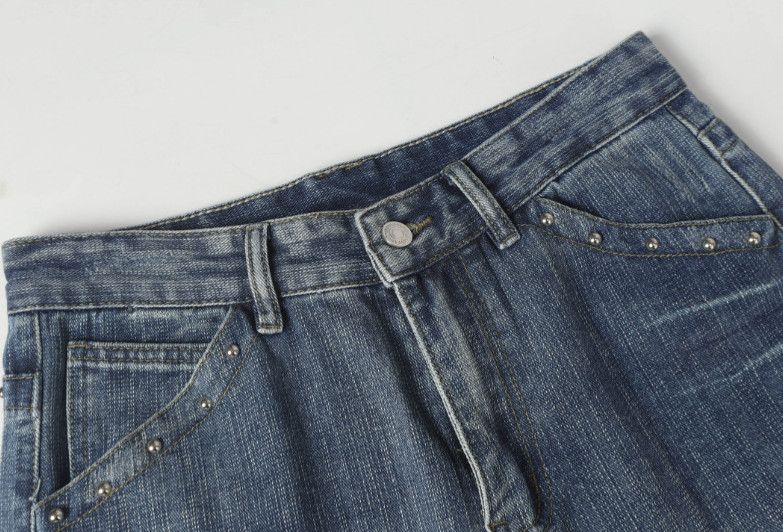 Vintage American-style loose straight casual men's jeans Size US 32 / EU 48 - 4 Thumbnail