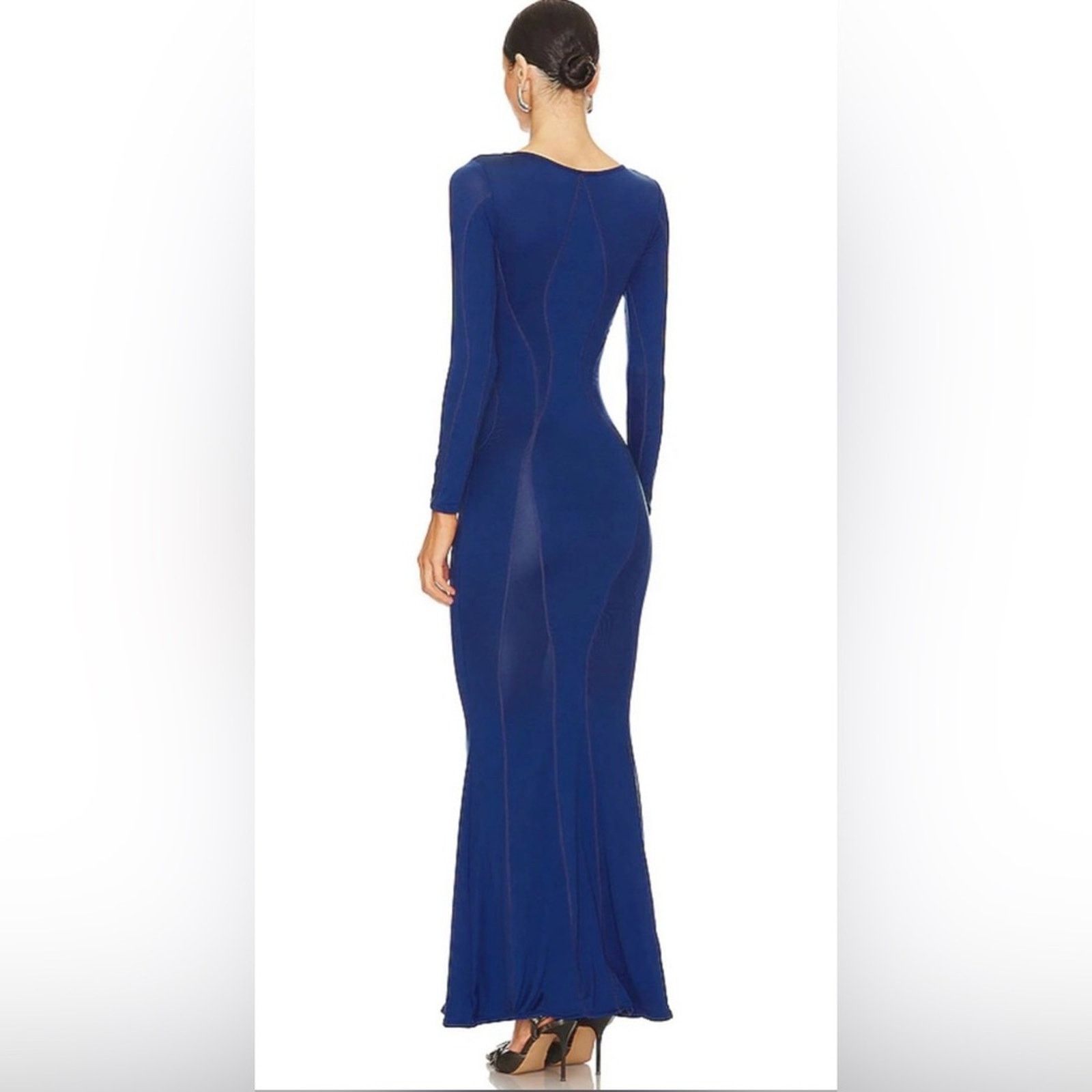 revolve blue dress Florence tie-up dress-Blue main image 1