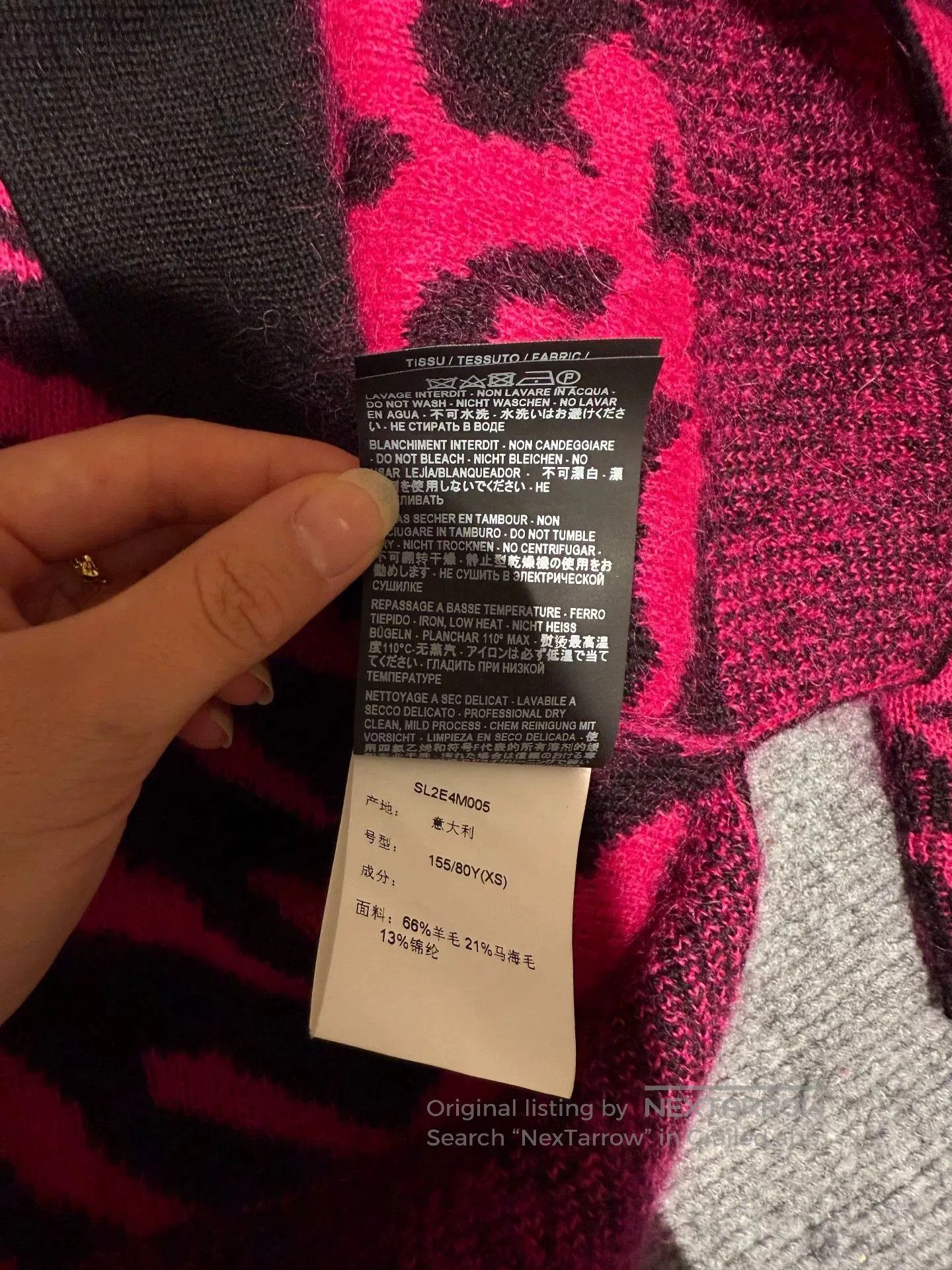 Saint Laurent Paris SAINT LAURENT Long-Sleeve Knit Cardigan. Size XS / US 0-2 / IT 36-38 - 6 Thumbnail