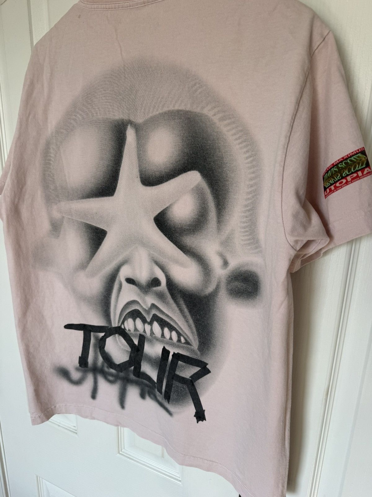 Travis Scott Pink Utopia Tour Merch Tee Size US M / EU 48-50 / 2 - 6 Thumbnail