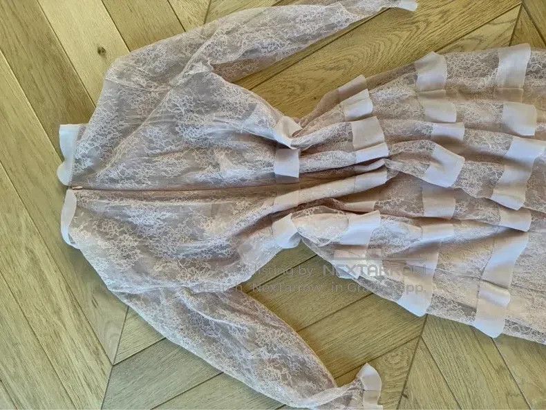Valentino Valentino Nude pink lace dress Size M / US 6-8 / IT 42-44 - 2 Thumbnail