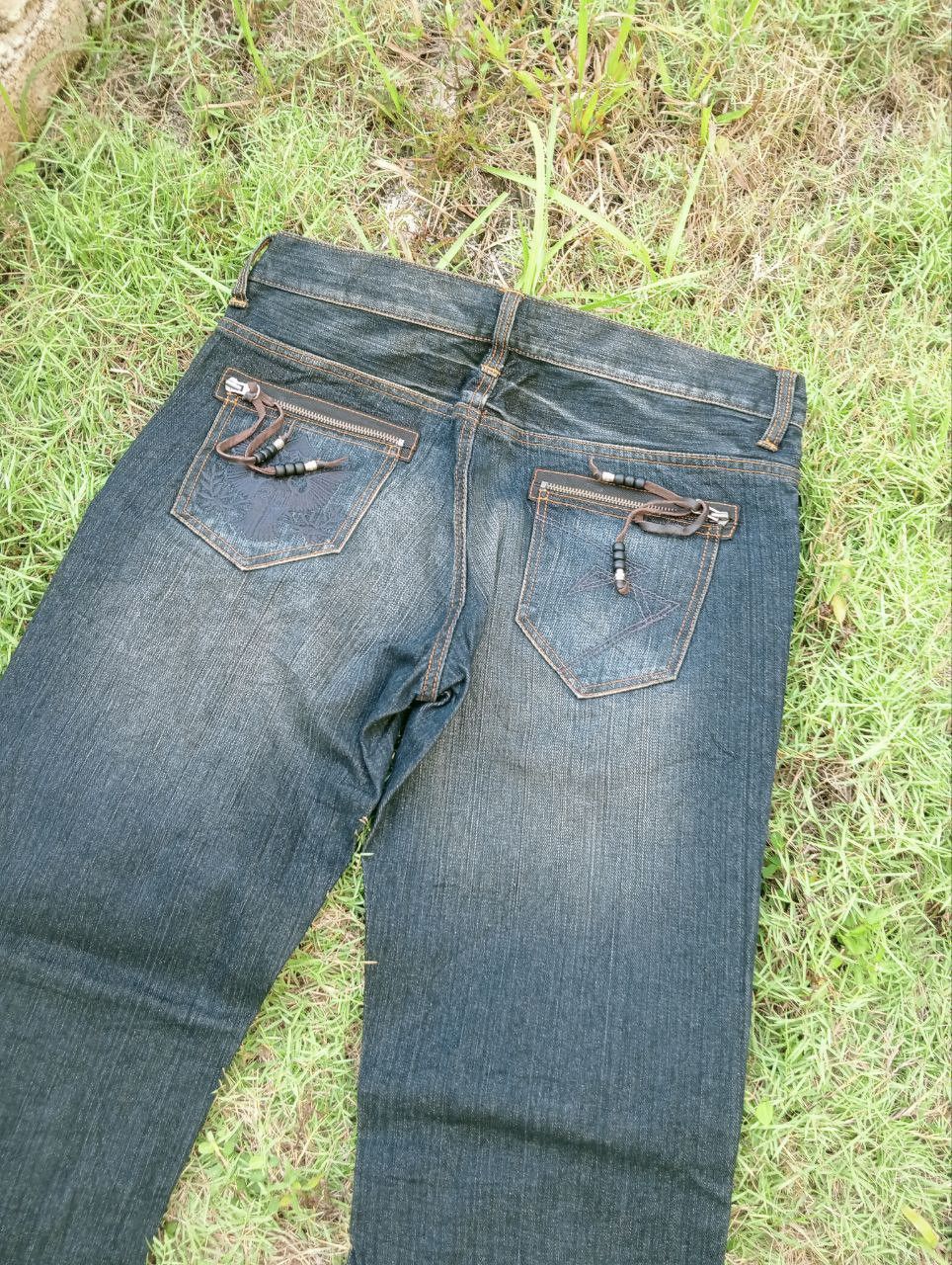 Japanese Brand JAPANESE 291295=HOMME ZIPPER DISTRESSED JEANS Size US 34 / EU 50 - 10 Thumbnail