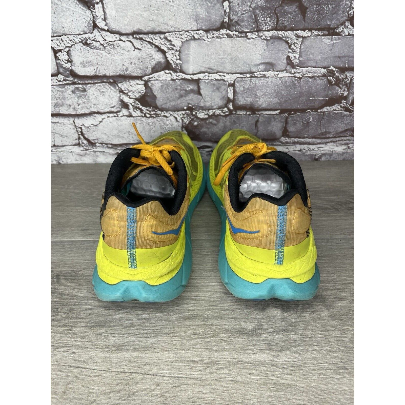 Hoka Hoka Tecton X2 Carbon Plate Yellow Synthetic Orange Lace Blu Size US 8.5 / EU 41-42 - 6 Thumbnail