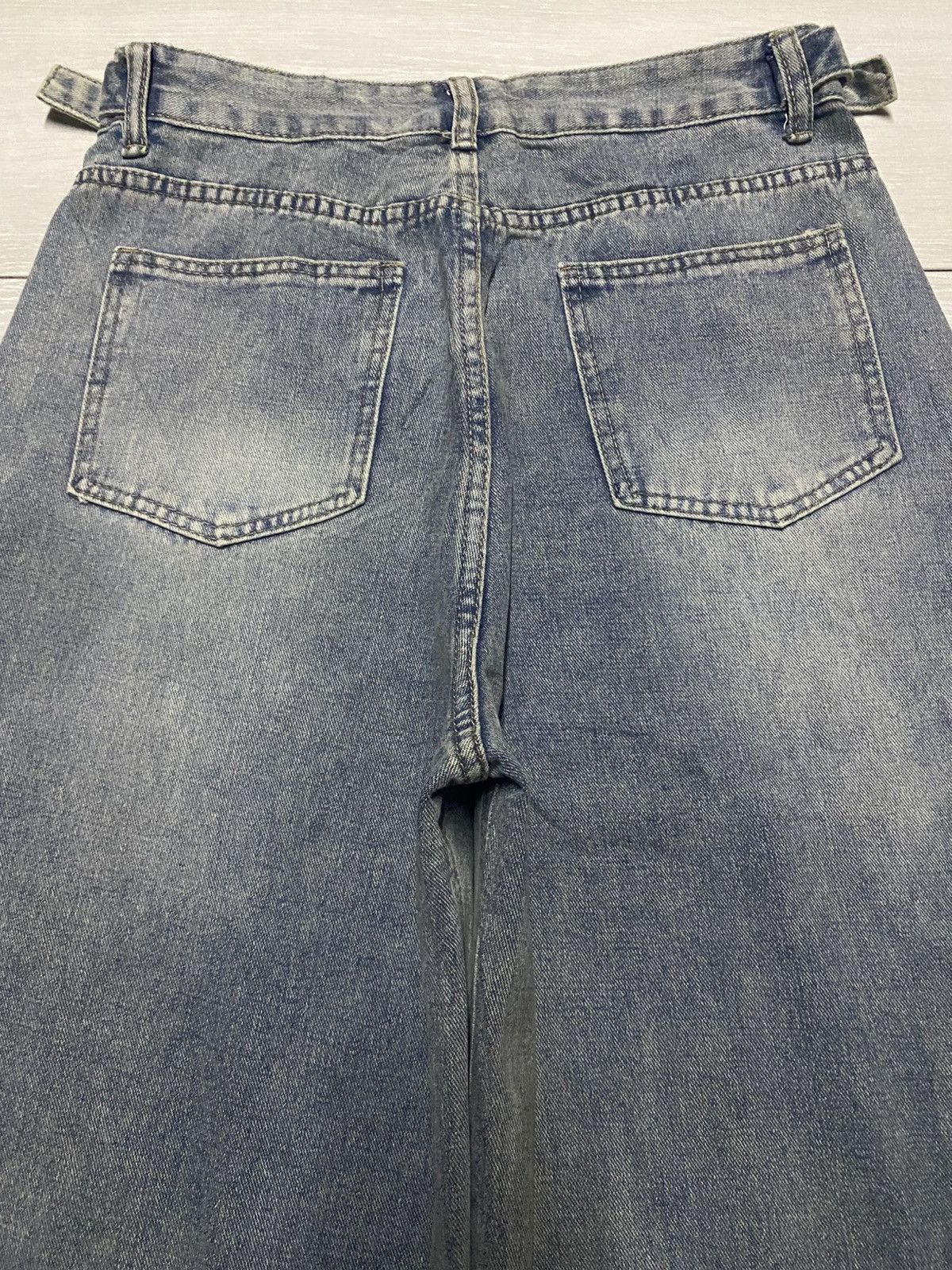 Japanese Brand Vintagw Japanese Brand Super Wide Leg Baggy Jeans Size US 29 - 2 Thumbnail