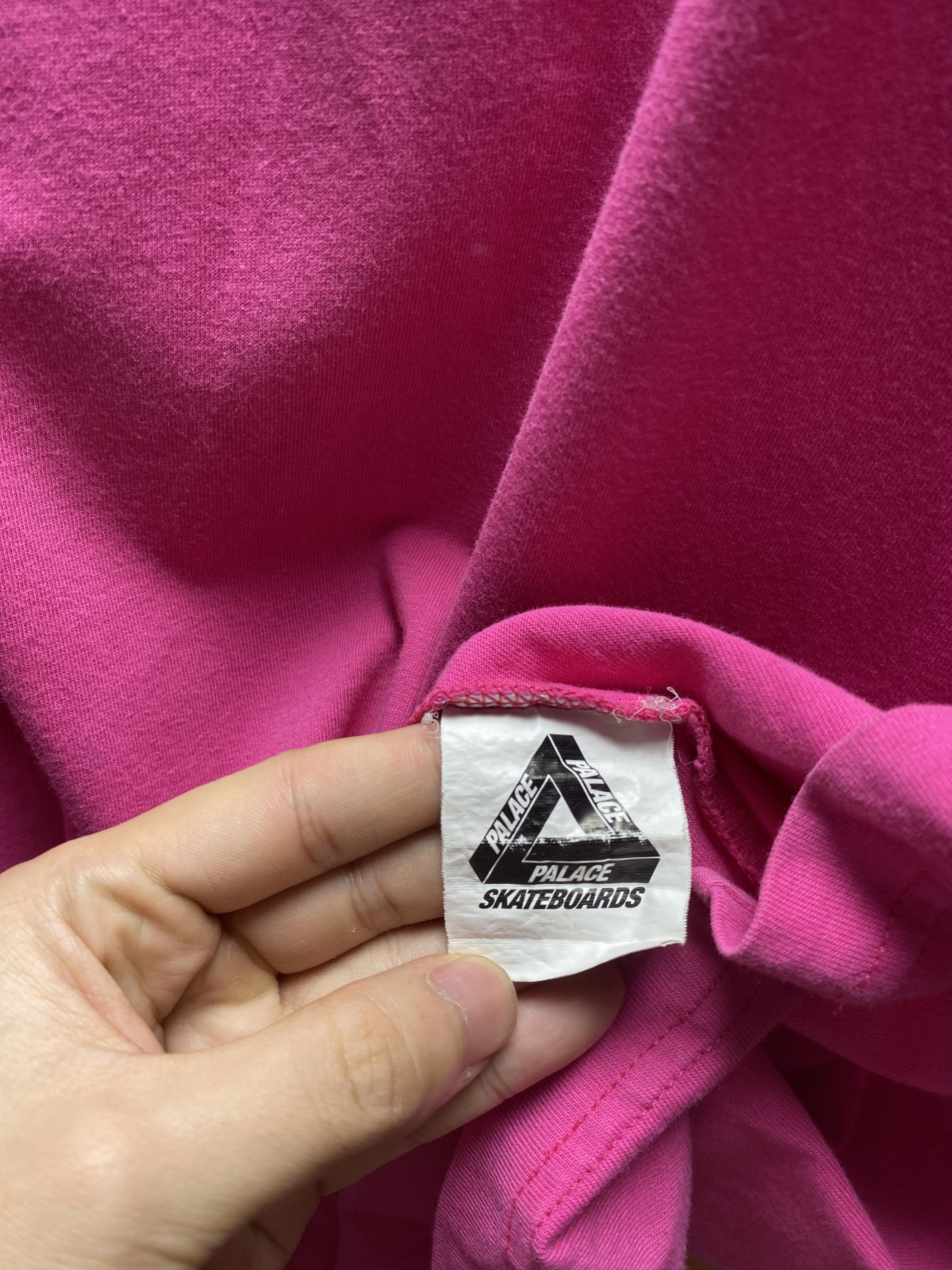 Palace Palace Triangle Logo T-shirt - Pink Size US XL / EU 56 / 4 - 5 Thumbnail