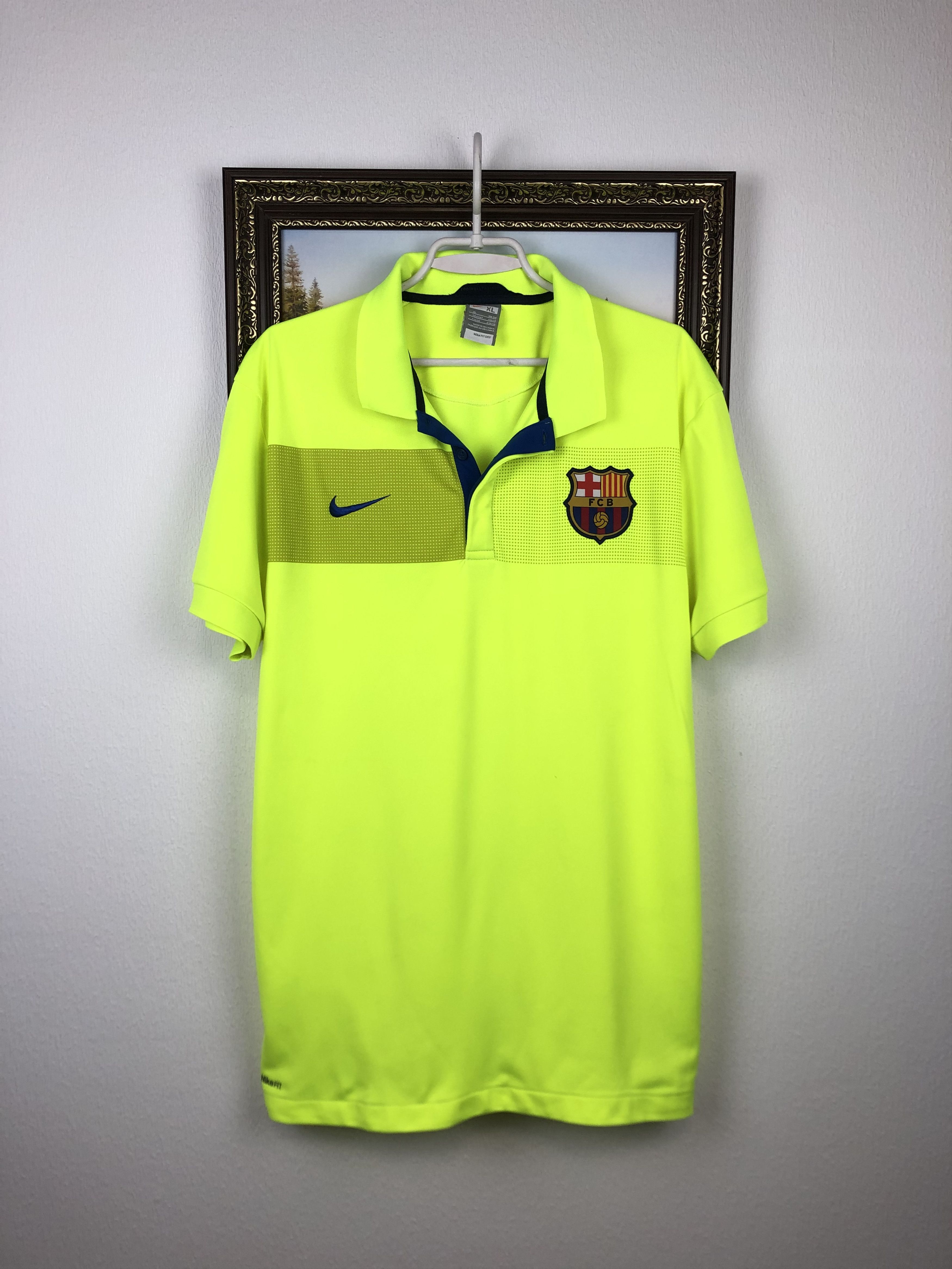 Nike Vintage Nike Barcelona Football Shirt Soccer Jersey Camiseta Size US XL / EU 56 / 4 - 1 Thumbnail