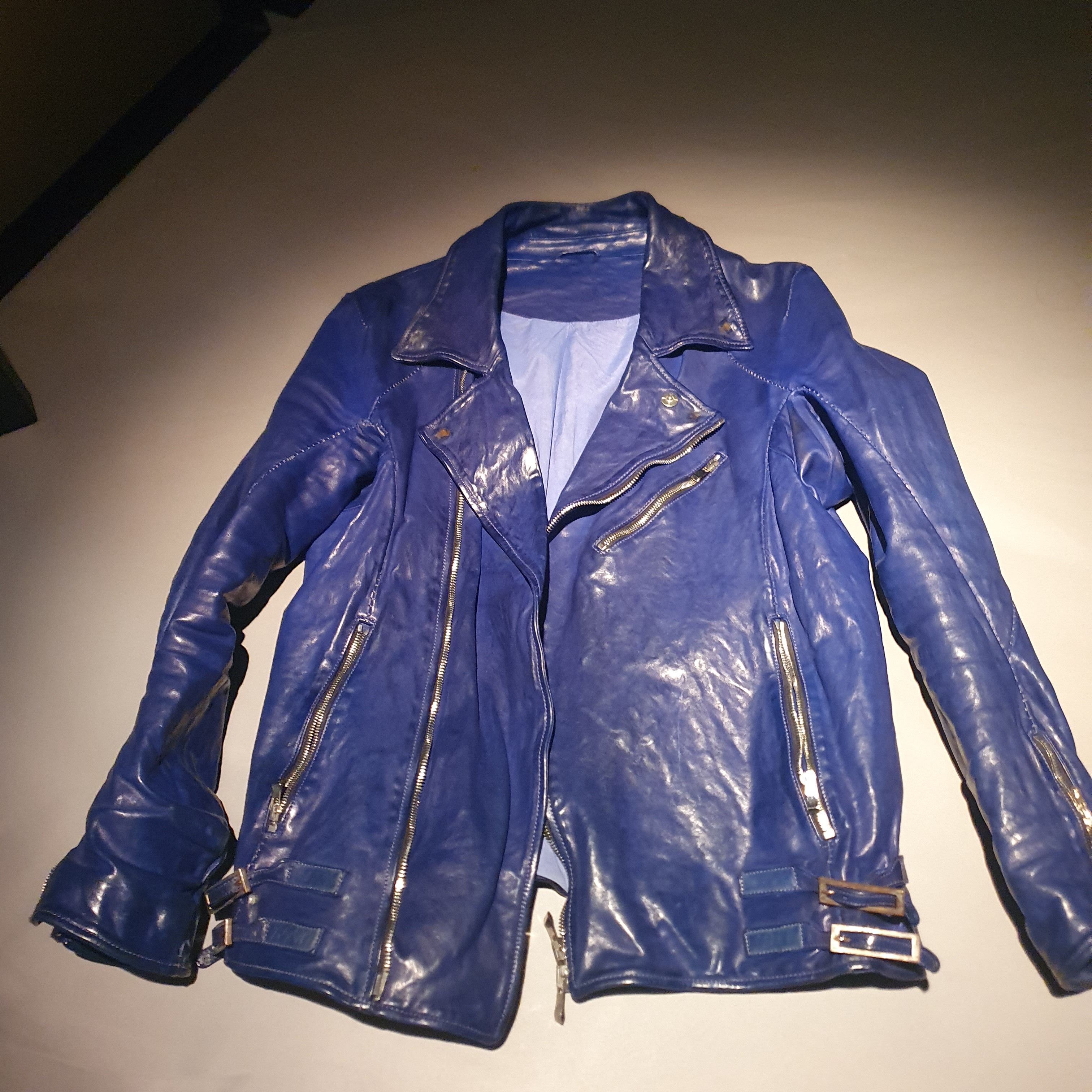 Incarnation Incarnation submarine blue leather jacket Size US M / EU 48-50 / 2 - 13 Thumbnail