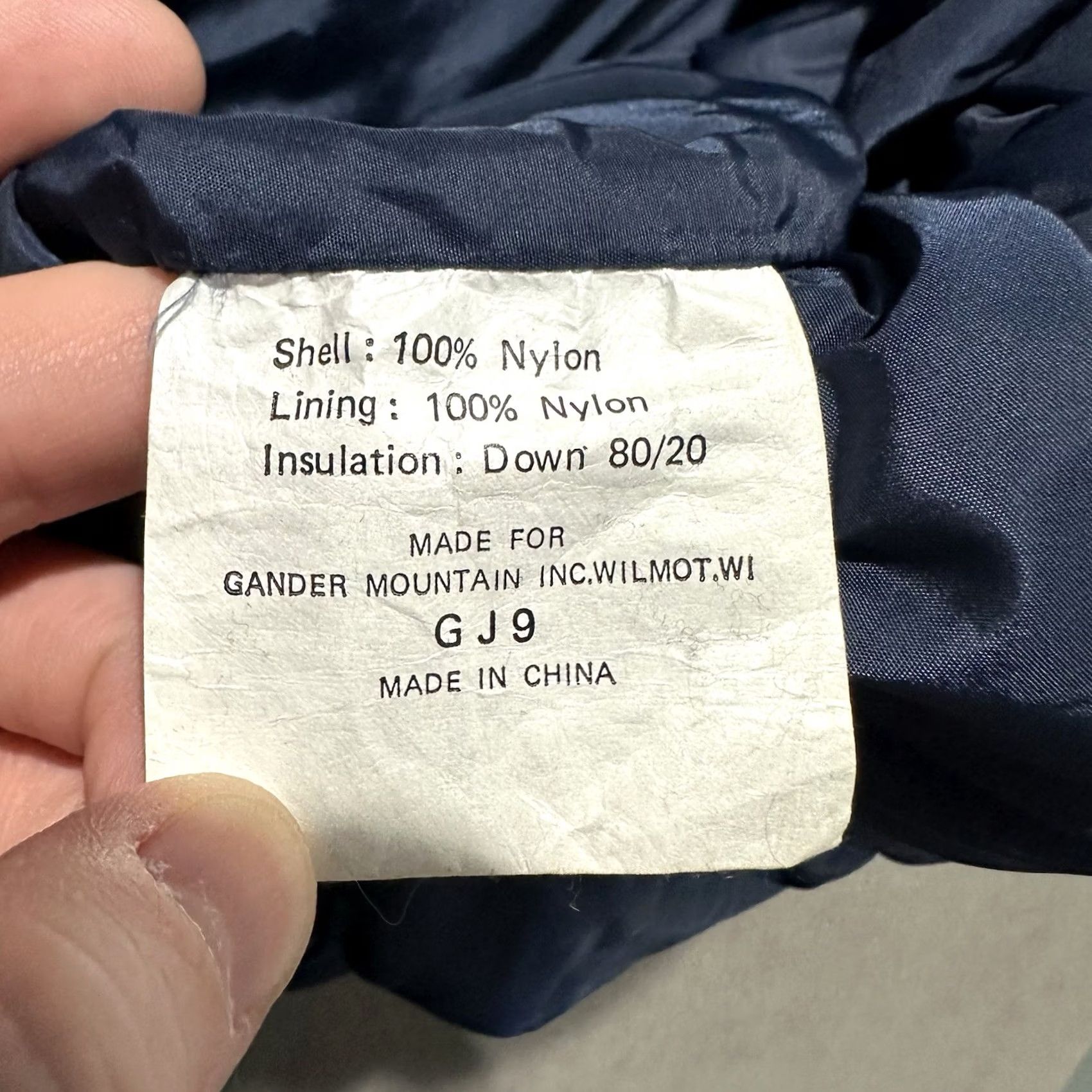 Vintage VINTAGE Gander Mountain Vest Mens XL Blue Down Filled Puffer Sleeveless Size US XL / EU 56 / 4 - 7 Thumbnail