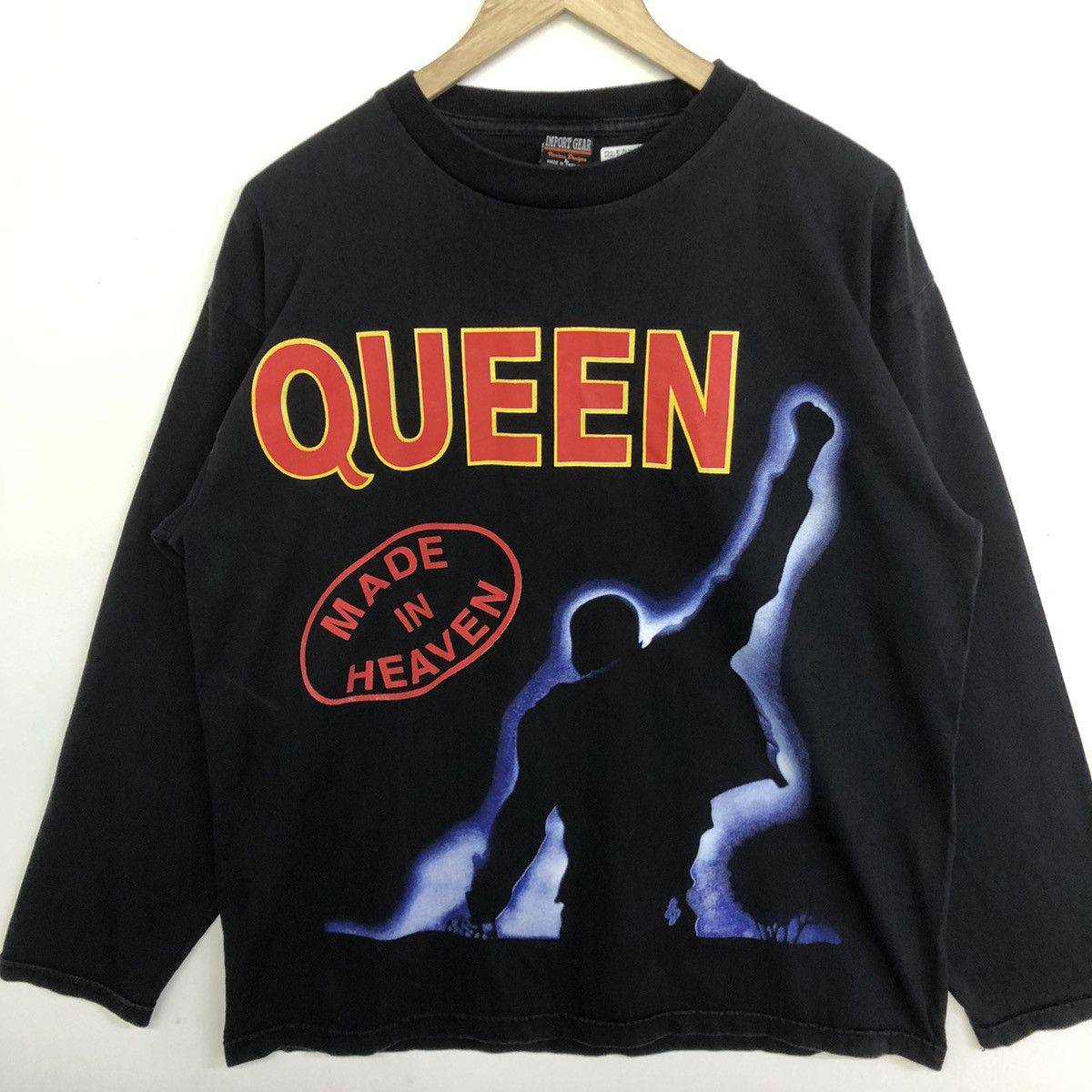 Band Tees Vintage Queen Rock Band Made In Heaven Long Sleeve Tshirt Size US L / EU 52-54 / 3 - 4 Thumbnail