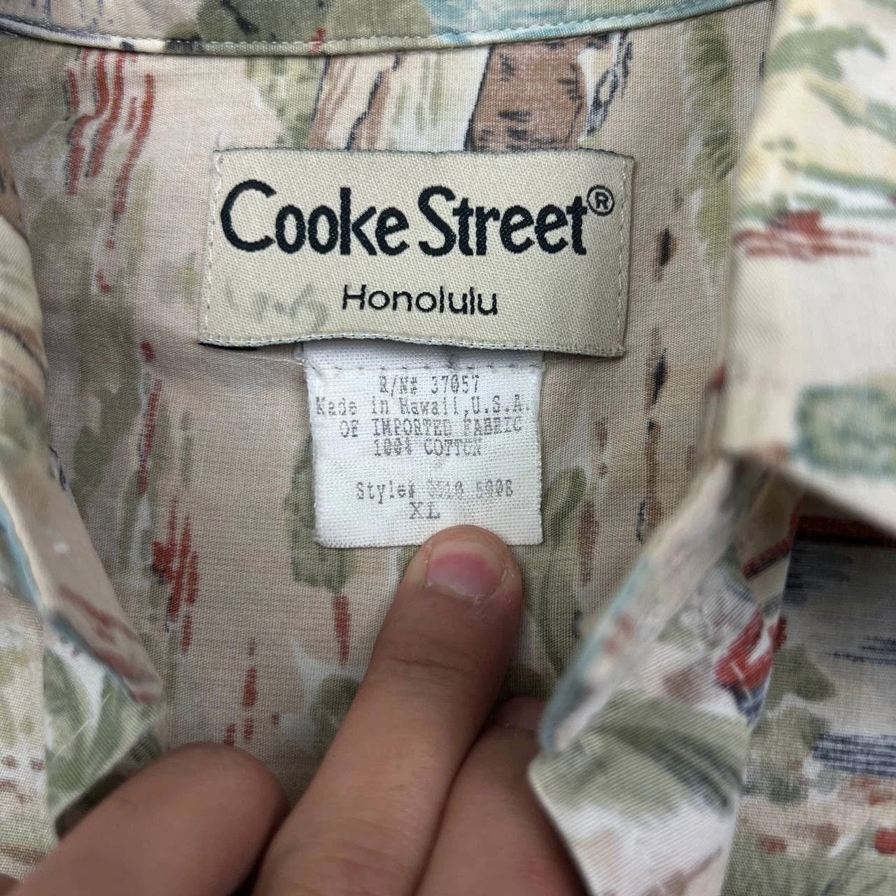 Other Cooke Street Shirt Men Hawaiian Button Up XL Cotton Size US XL / EU 56 / 4 - 4 Thumbnail