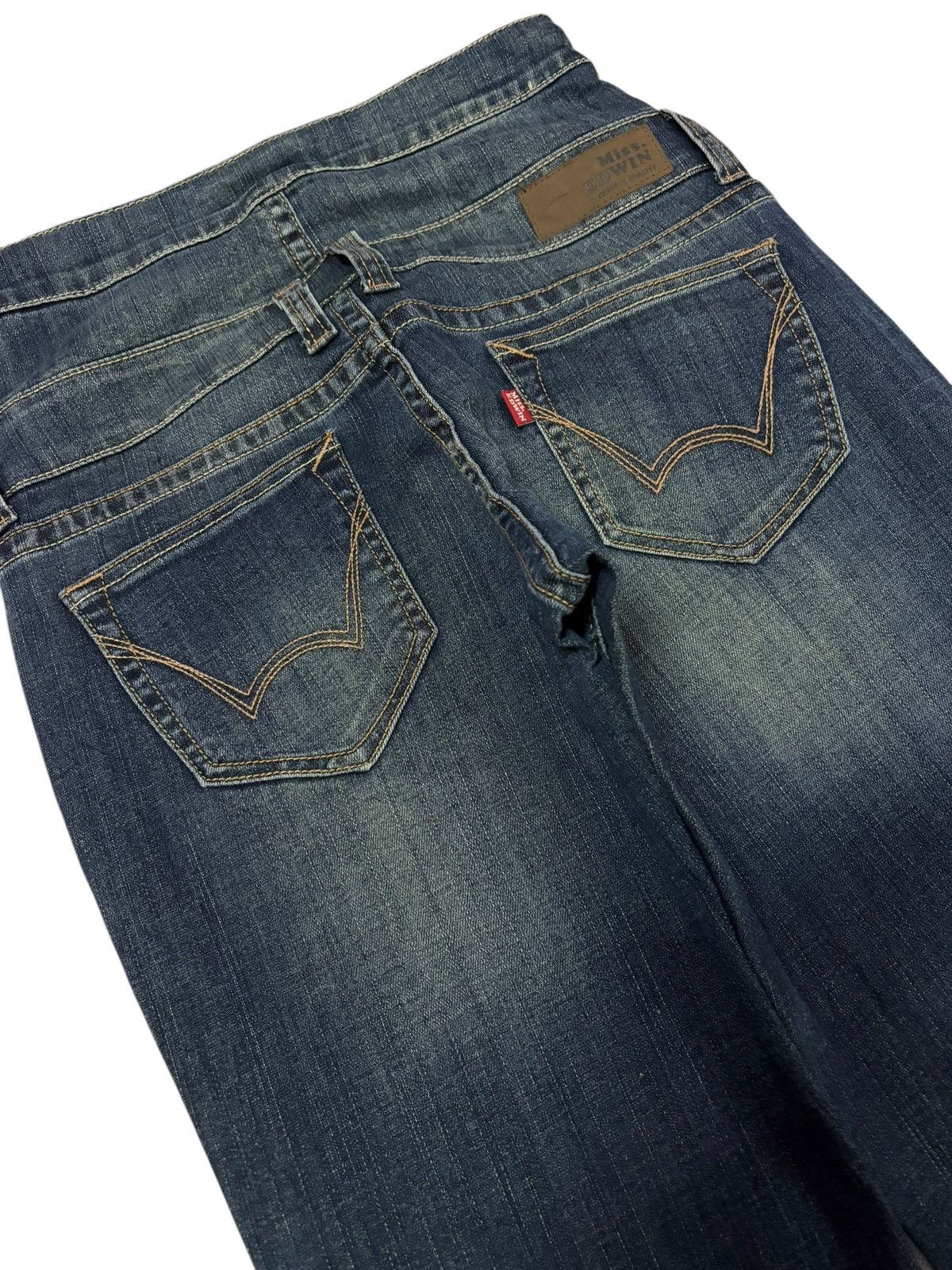 Edwin Vtg Edwin Japan High Waist Distressed Jeans Size 30" / US 8 / IT 44 - 5 Thumbnail