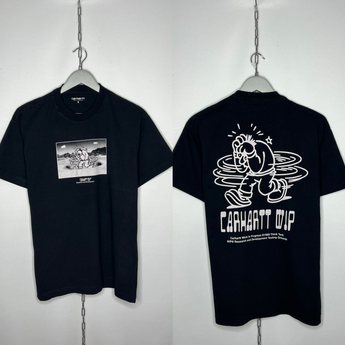 Carhartt Carhartt WIP Think Tank T-Shirt Tee T-Shirt Rare Size US S / EU 44-46 / 1 - 1 Thumbnail