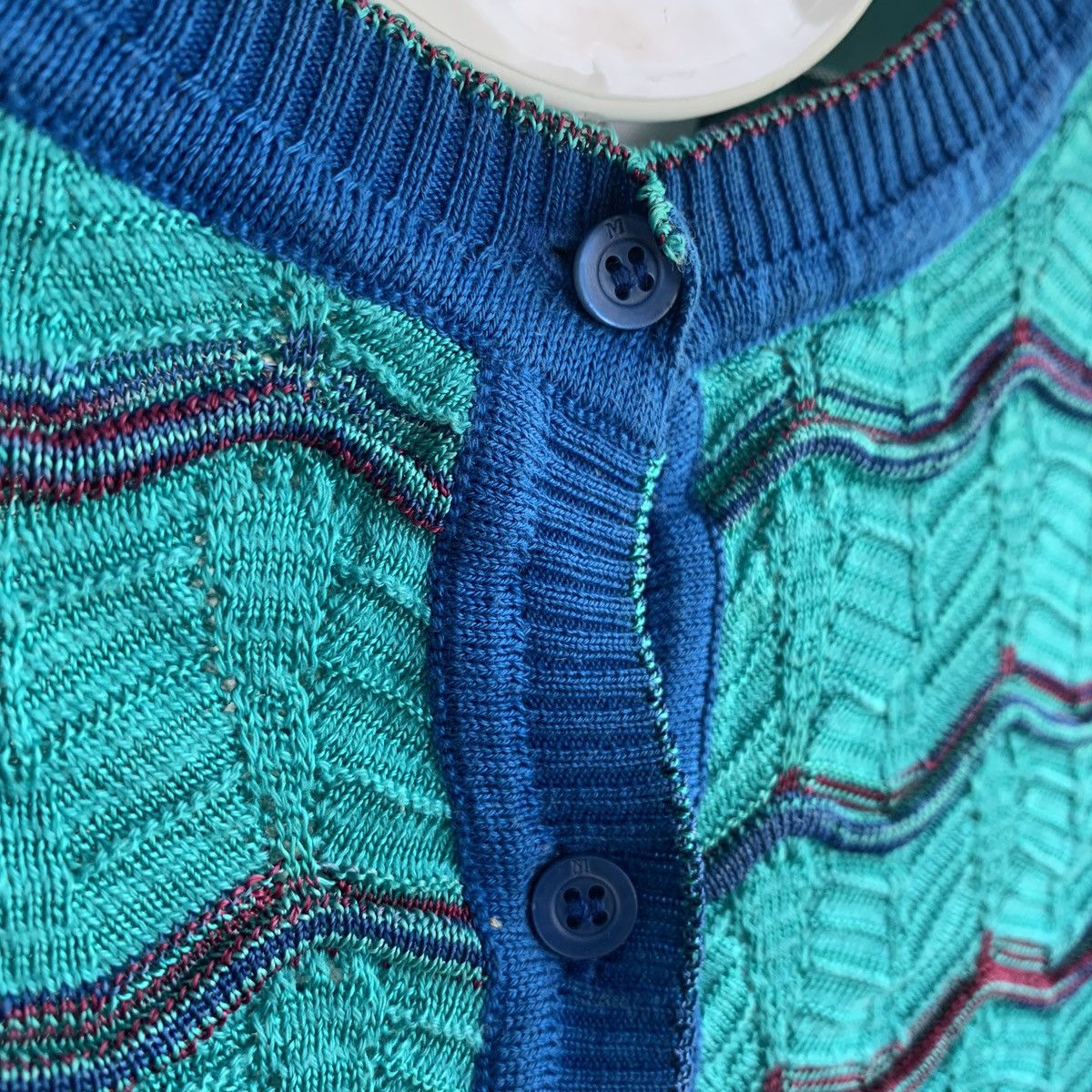Missoni × Vintage Vintage Cardigan Missoni Knit Size M / US 6-8 / IT 42-44 - 3 Thumbnail