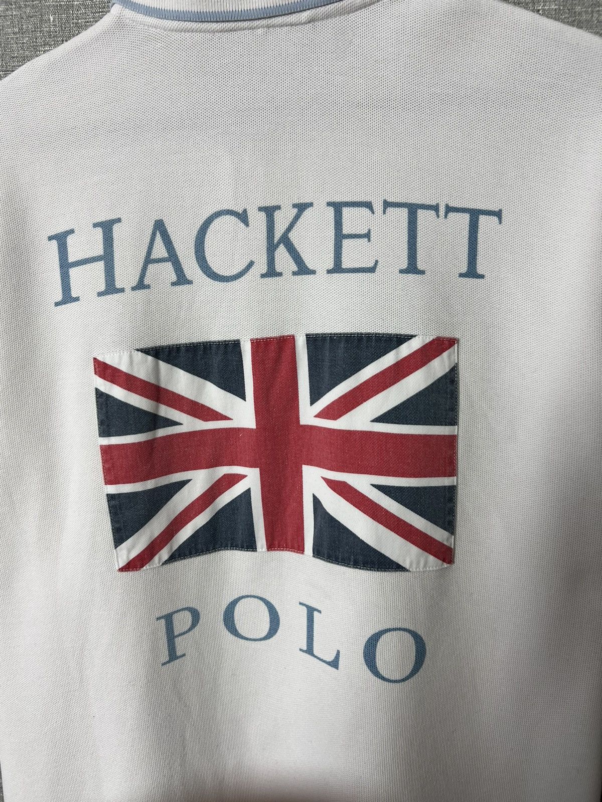 Hackett Rare Hackett Polo #2 Great Britain Flag Big Logo T-Shirt Size US M / EU 48-50 / 2 - 4 Thumbnail