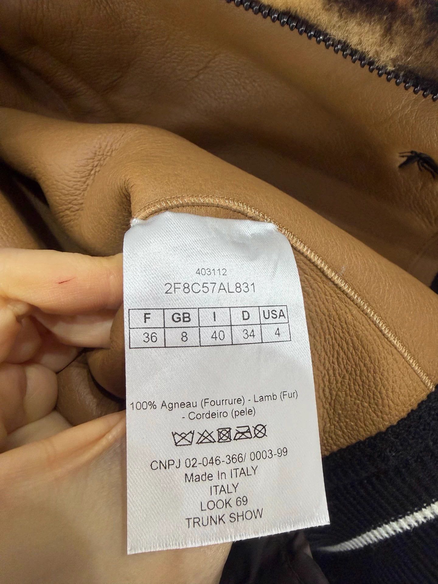 Dior Dior Vintage FurLeather Oversize Runway Jacket FR36 Size XS / US 0-2 / IT 36-38 - 5 Thumbnail