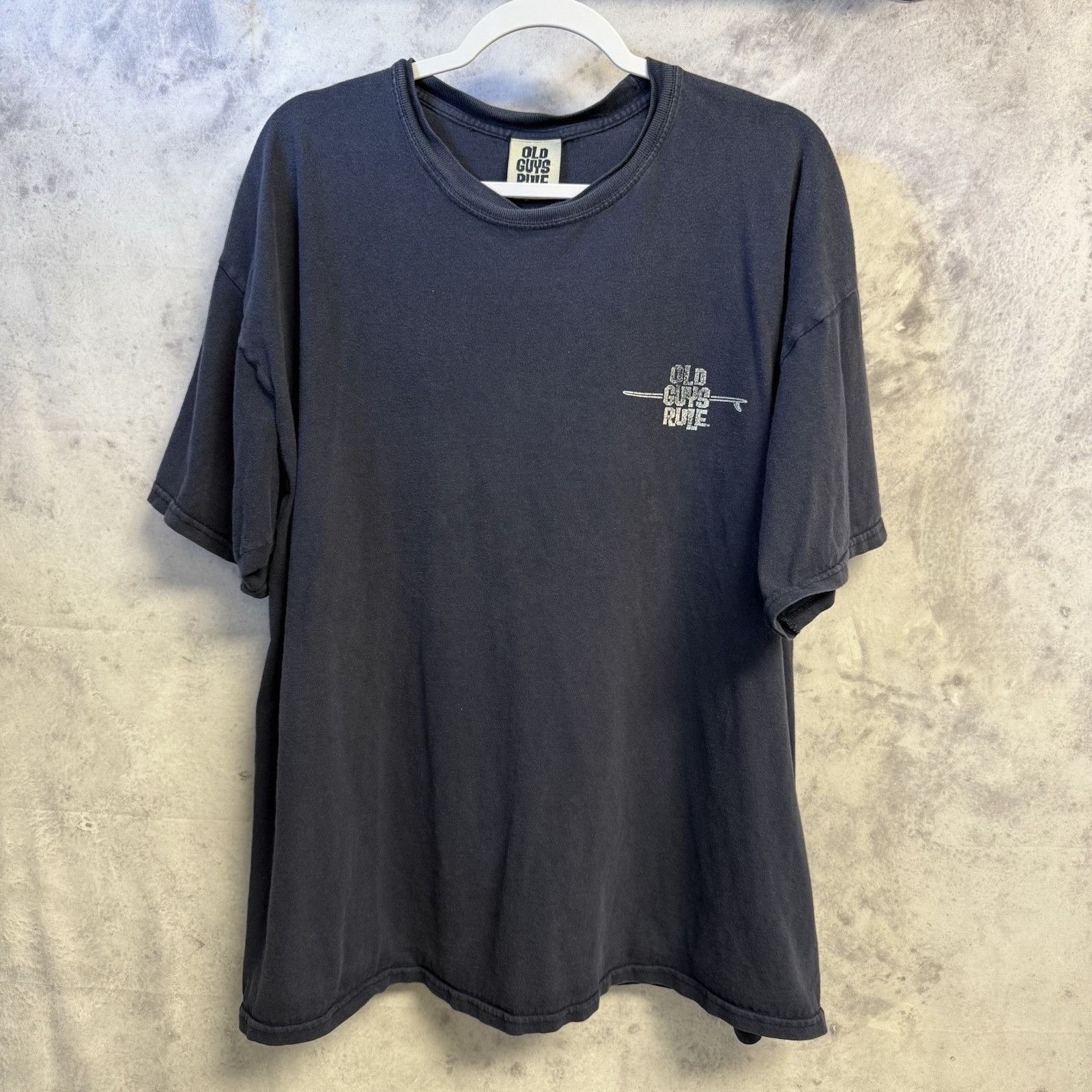 Vintage Vintage Old Guys Rule T Shirt Mens 2XL 24x28 Blue Surf Surfi Size US XXL / EU 58 / 5 - 3 Thumbnail