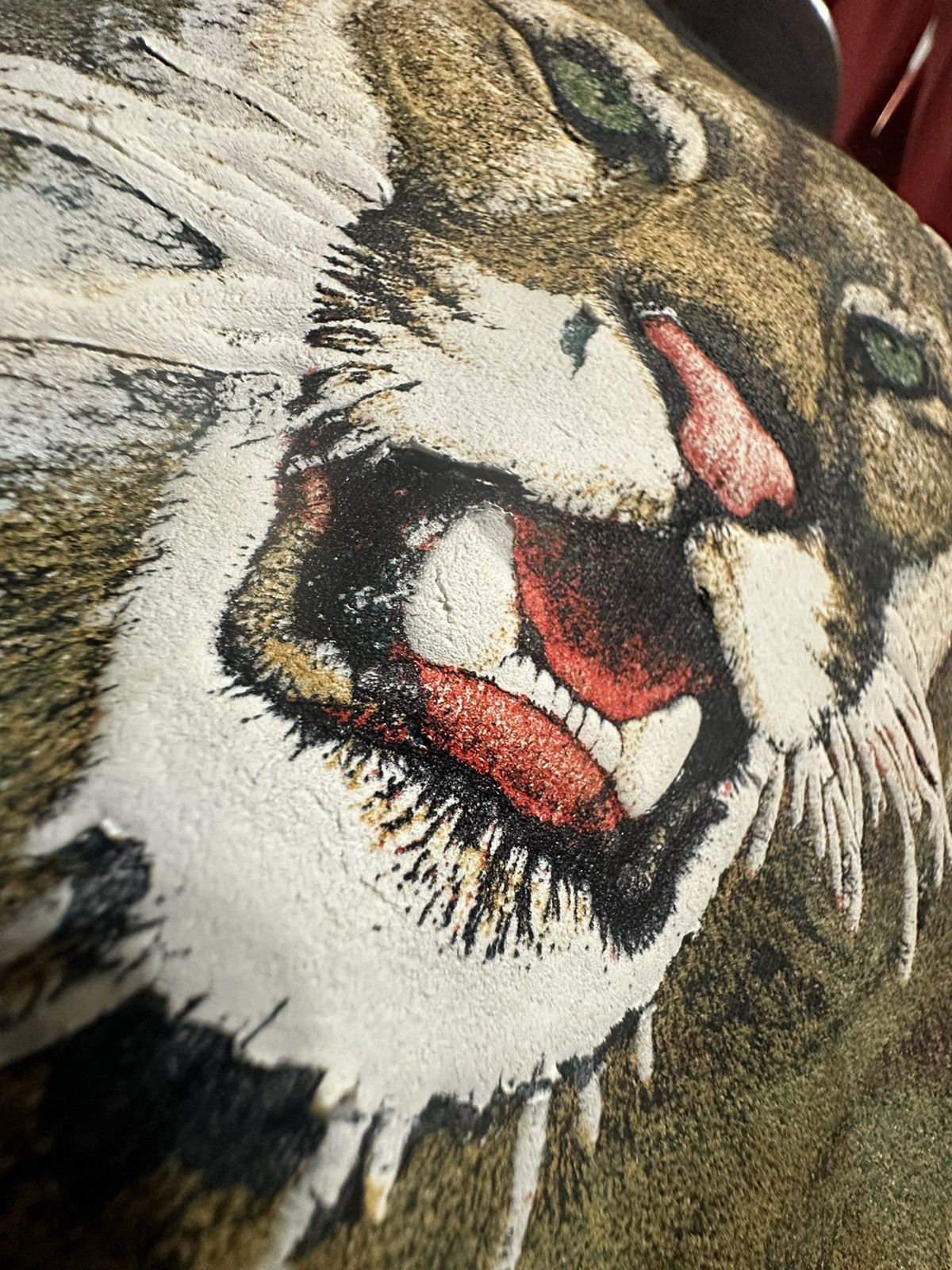 Vintage Vintage Lioness Tshirt 90’s All Over Print Tie Dye Grail Size US XL / EU 56 / 4 - 3 Thumbnail