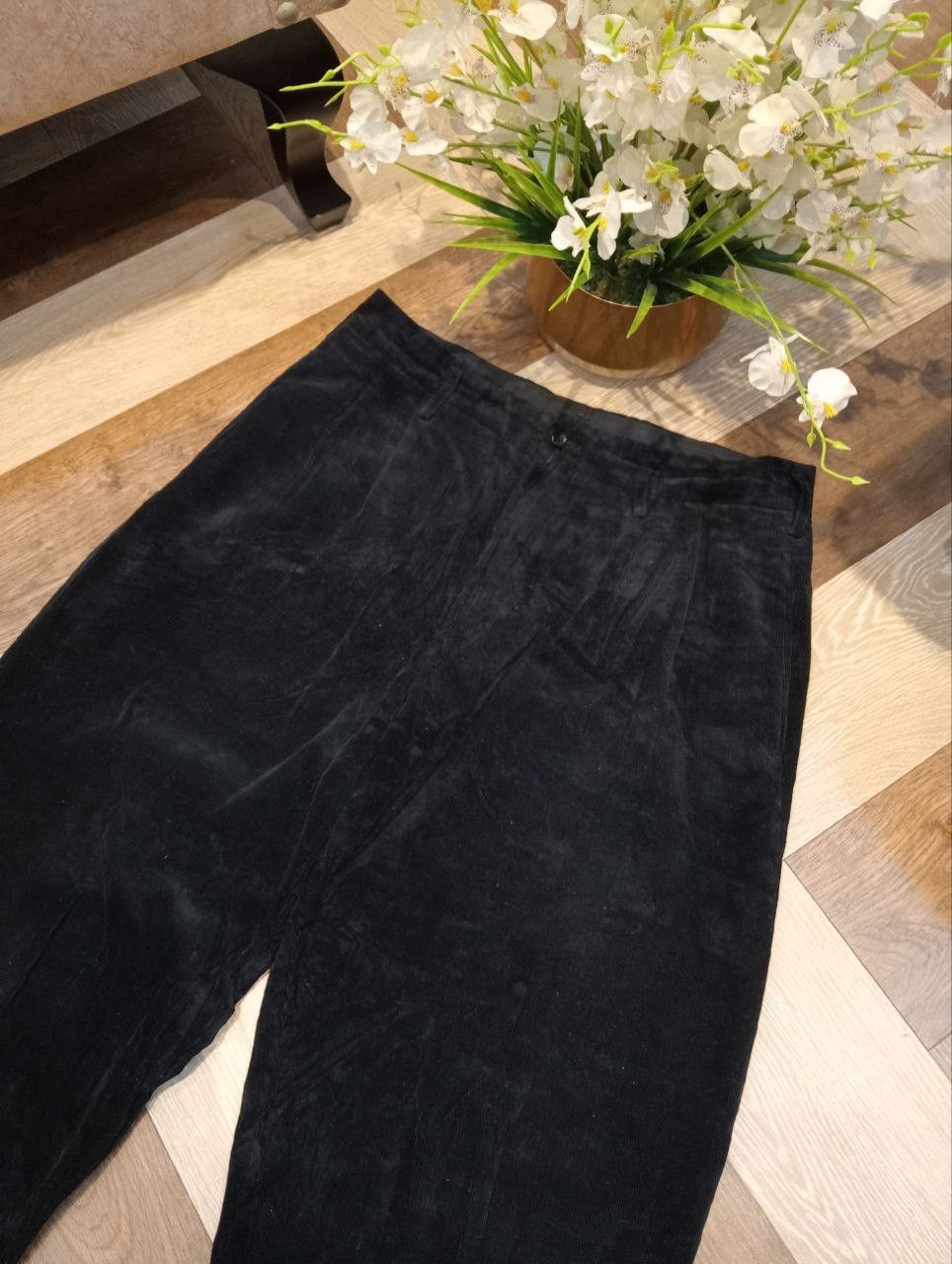 Yohji Yamamoto RARE YOHJI YAMAMOTO POUR HOMME SIGNATURE BAGGY CORDUROY PANT Size US 34 / EU 50 - 6 Thumbnail