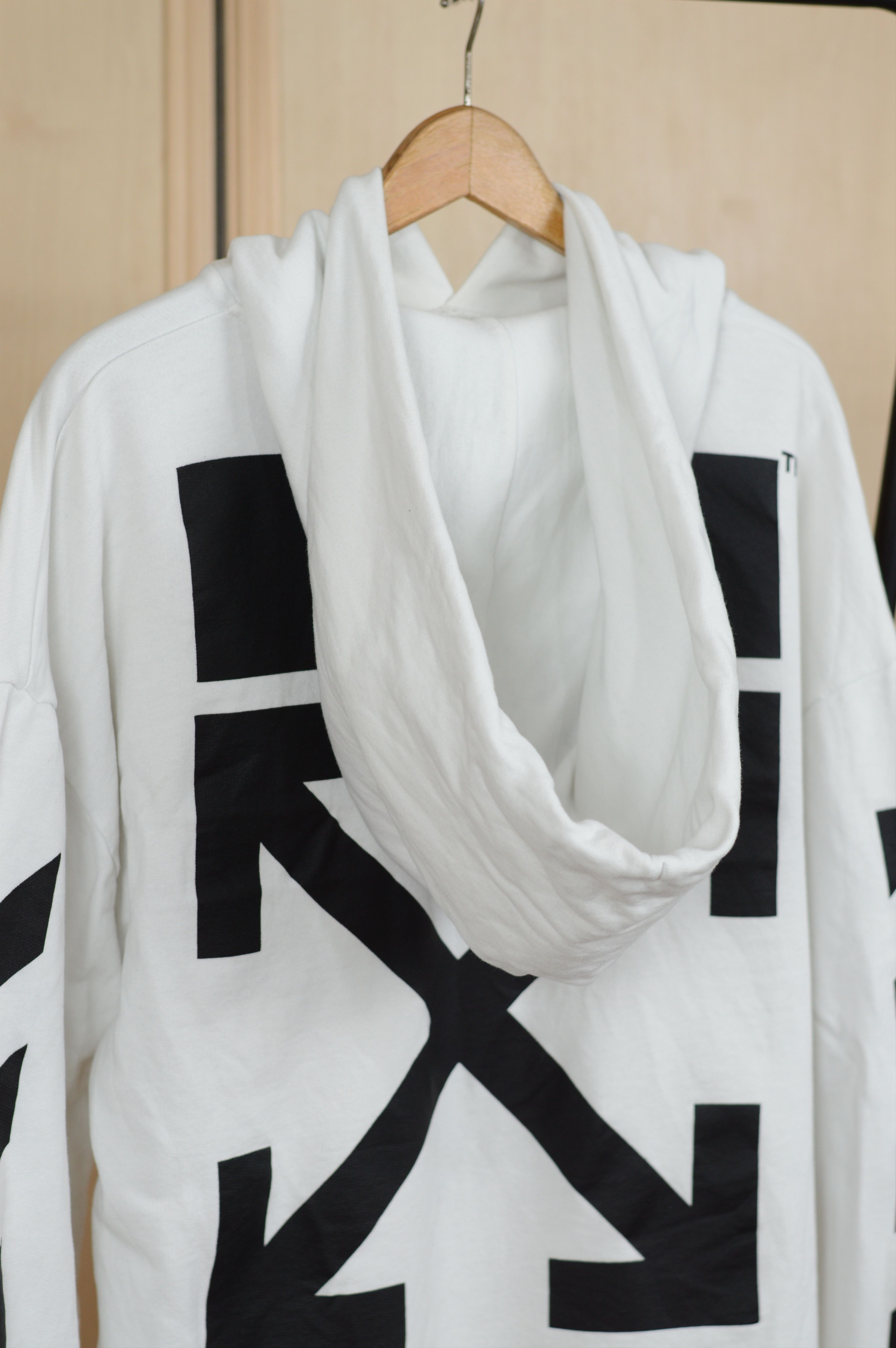 Off-White Off White "Cut Off" Caravaggio Print Hoodie White Size US S / EU 44-46 / 1 - 9 Thumbnail