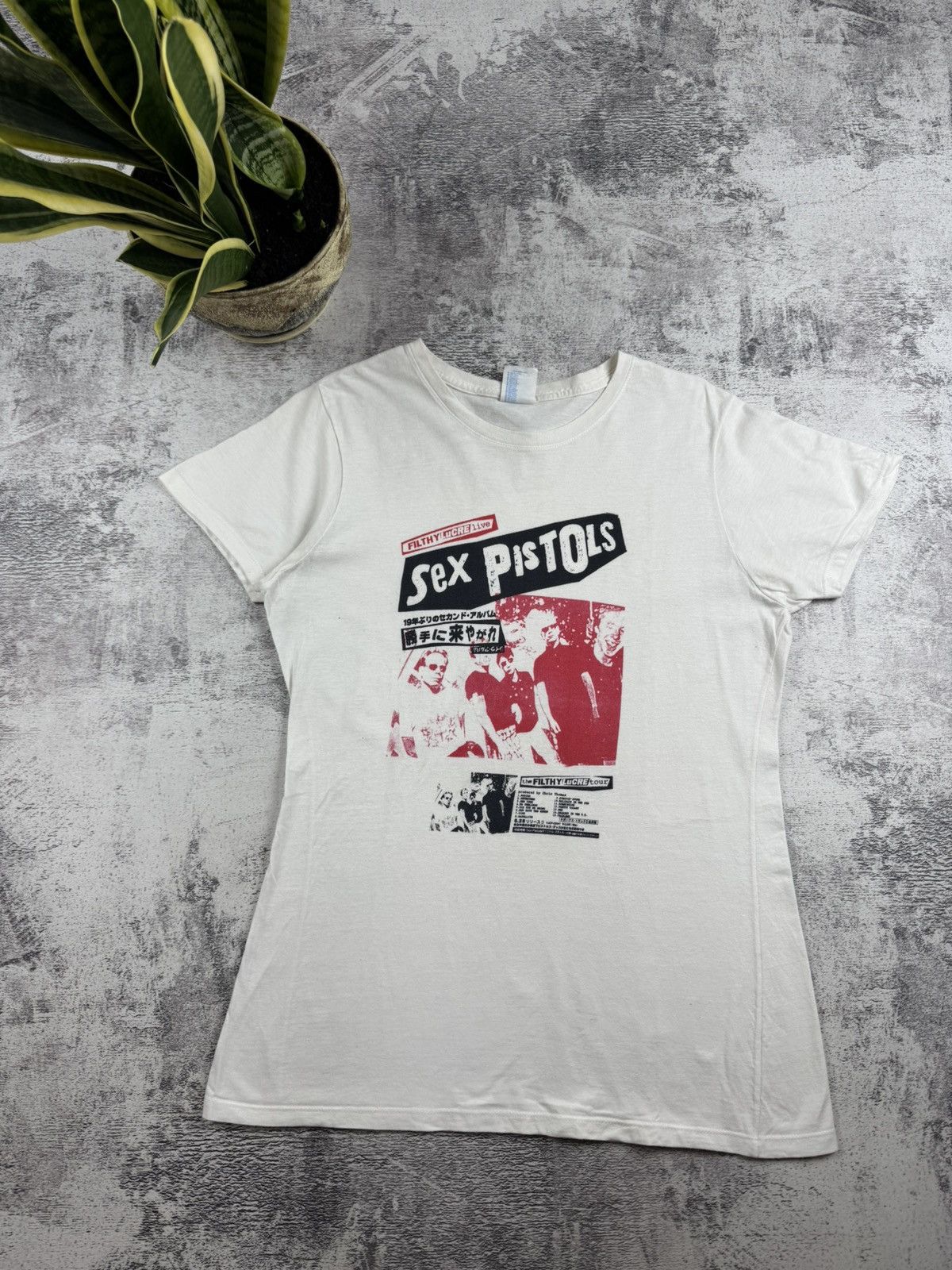 Band Tees Sex Pistols Filthy Lucre Japan Vintage Y2K Dress T Shirt Top Size M / US 6-8 / IT 42-44 - 4 Thumbnail