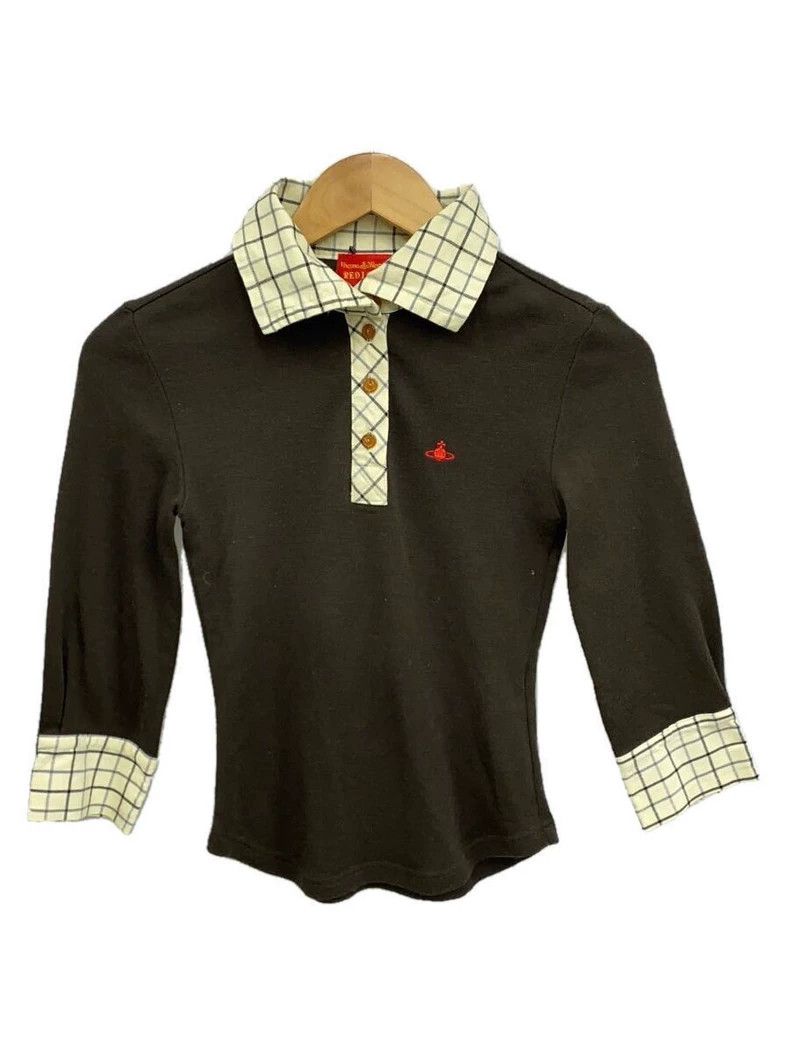 Vivienne Westwood Vivienne Westwood Brown academic long-sleeved wool shirt Size M / US 6-8 / IT 42-44 - 1 Thumbnail