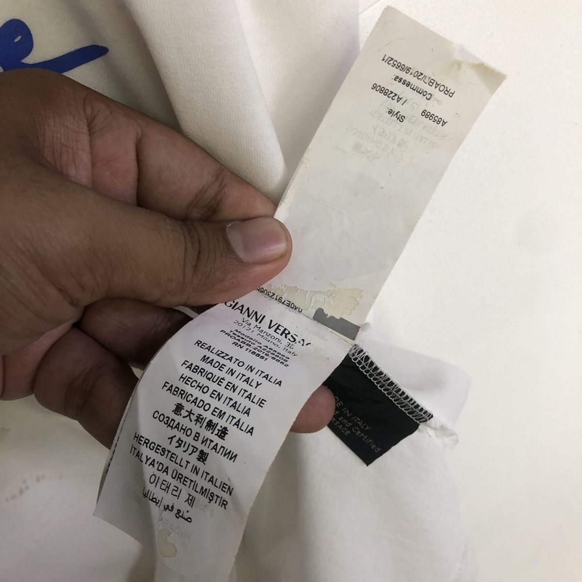 Versace VERSACE HOME SIGNATURE TAYLOR FIT TSHIRT Size US M / EU 48-50 / 2 - 13 Thumbnail