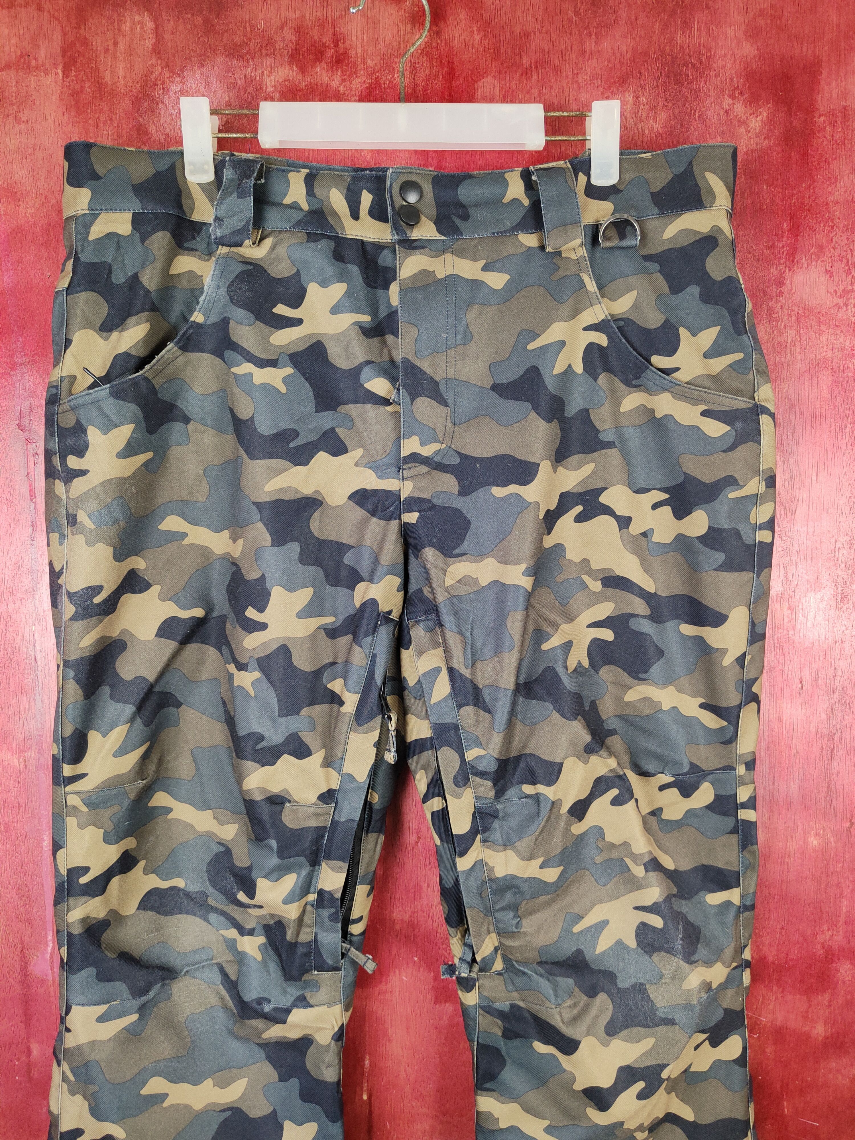 Japanese Brand Himass Mania Camo bootcut Multipocket Casual Pants #S1350 Size US 34 / EU 50 - 2 Thumbnail