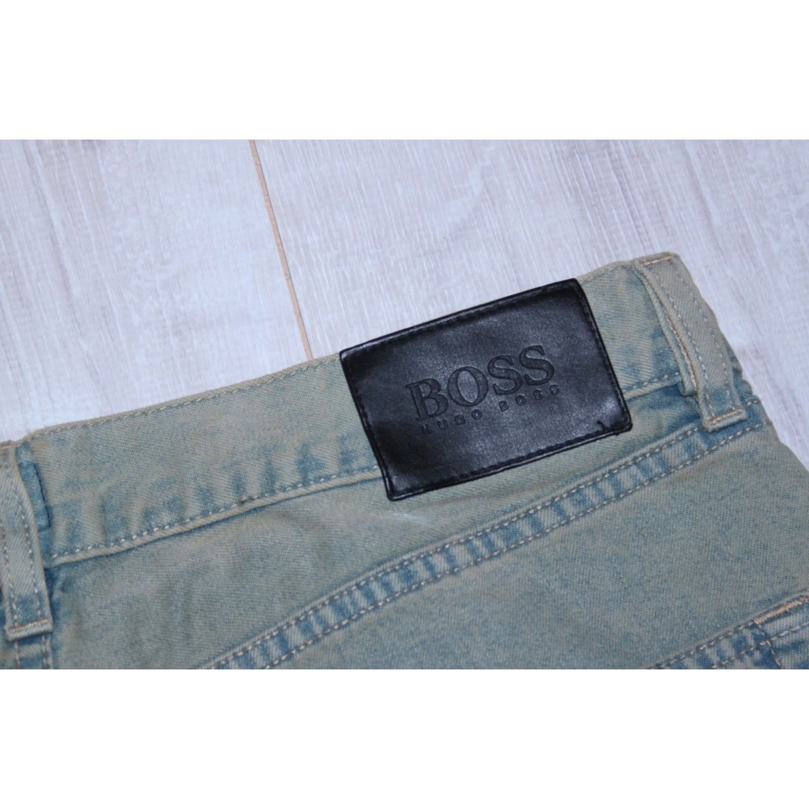 Hugo Boss VINTAGE Hugo Boss Arkansas jeans Green Mens Size W33 L30 Size US 33 - 6 Thumbnail