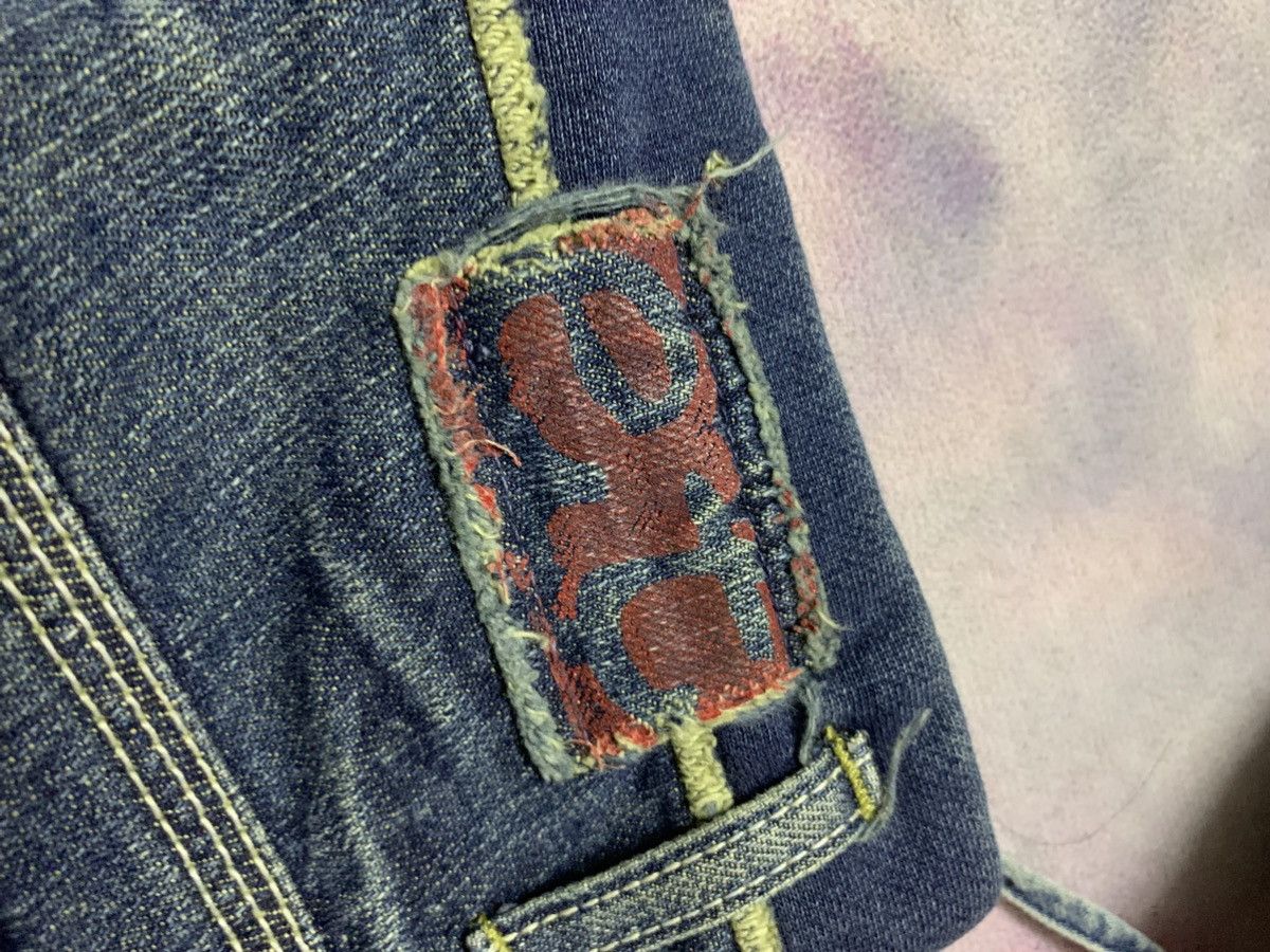 Japanese Brand Flare ET BOITE Washed Denim Hybrid Pants Spirit Goa Lgb Size US 32 / EU 48 - 11 Thumbnail