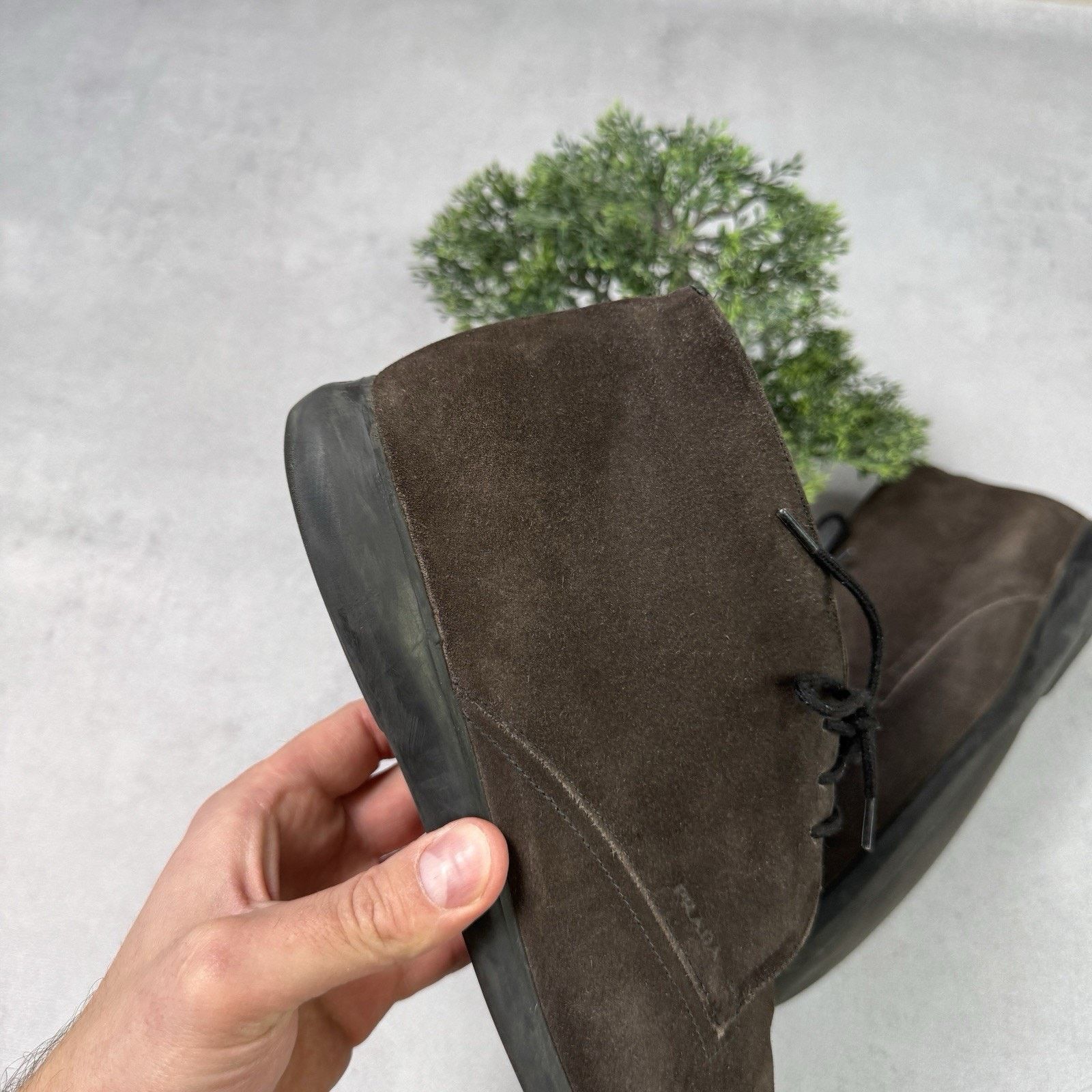 Prada Prada Men Chukka Boot Brown Suede Size US 9 Size US 9 / EU 42 - 3 Thumbnail