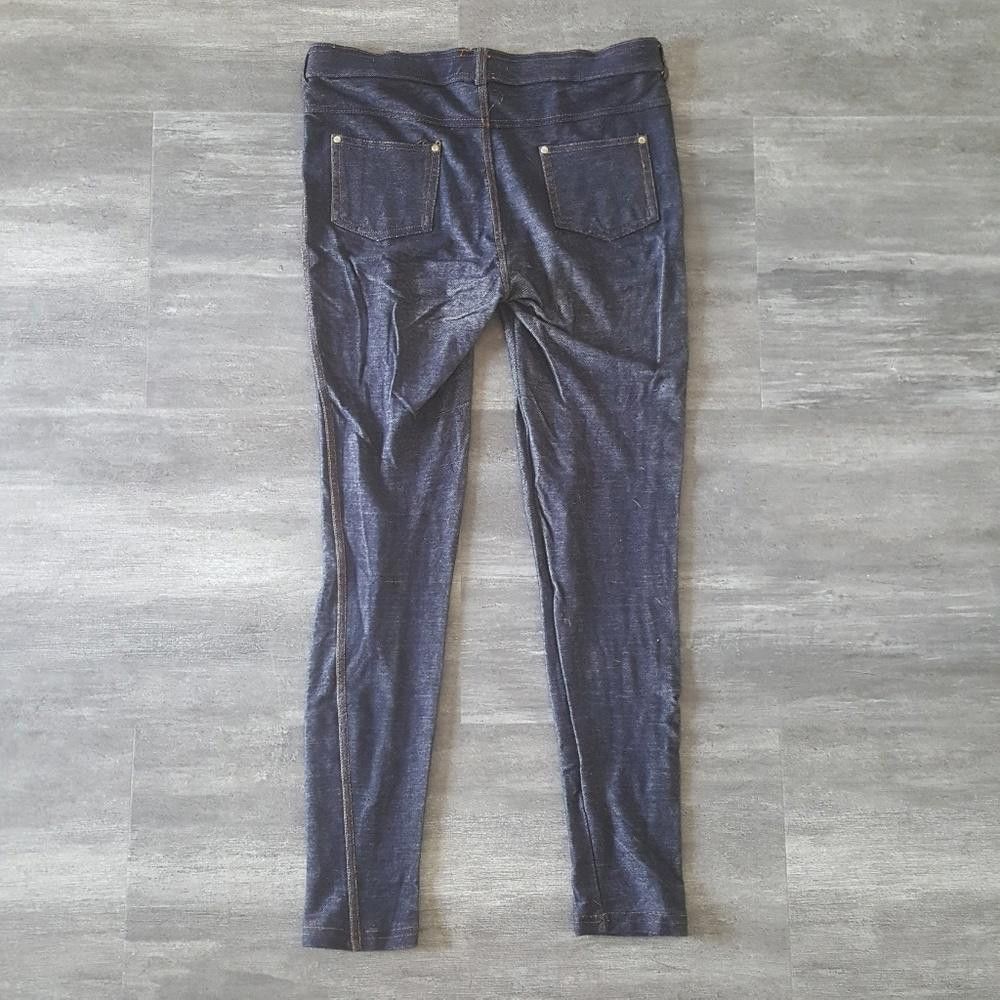 Designer Dark Denim Skin LbyM Legging Size 30" / US 8 / IT 44 - 2 Thumbnail