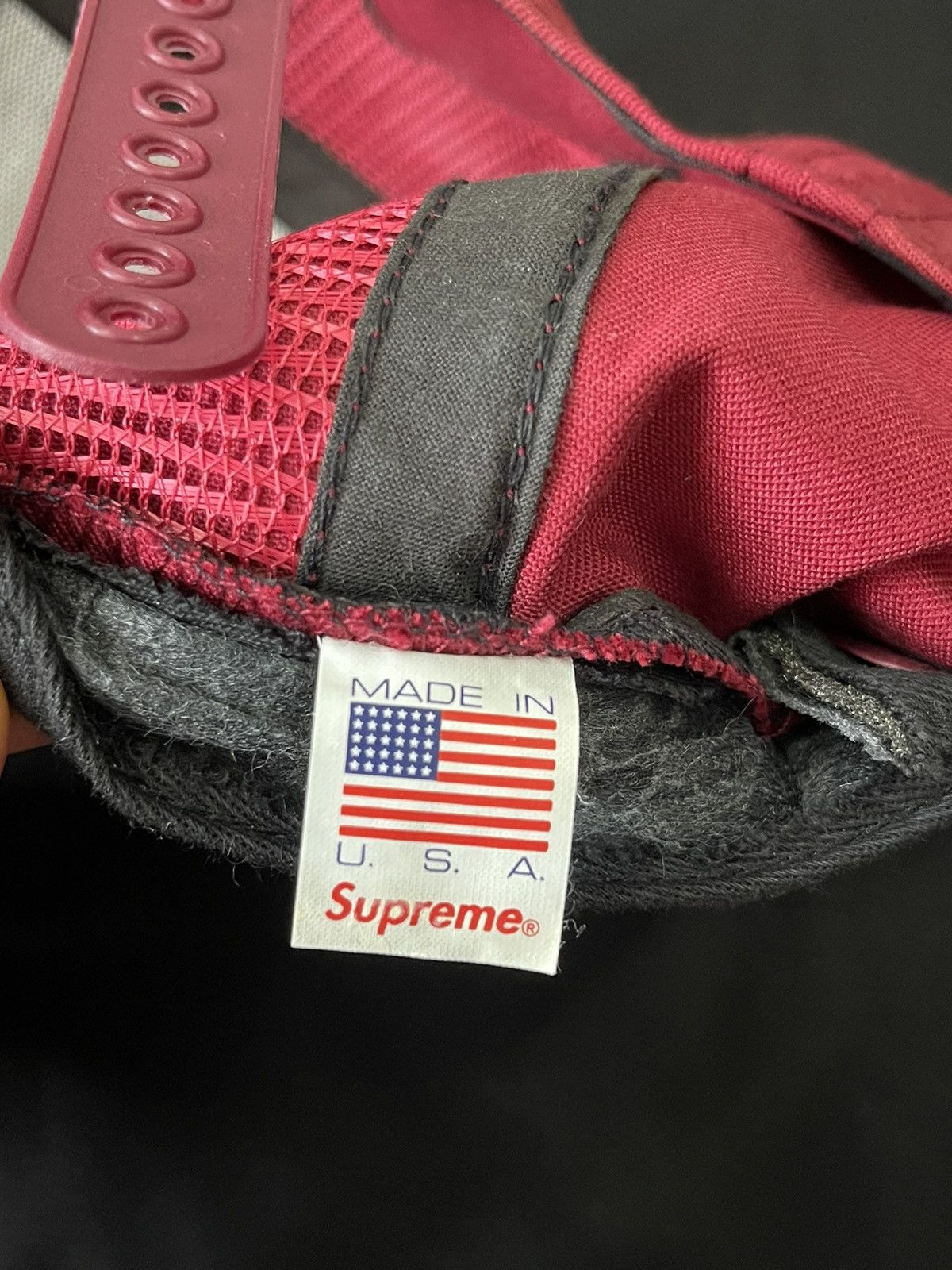 Supreme SS12 Supreme Route 66 Side Vent 5 Panel Snapback Cap Hat Size ONE SIZE - 10 Thumbnail