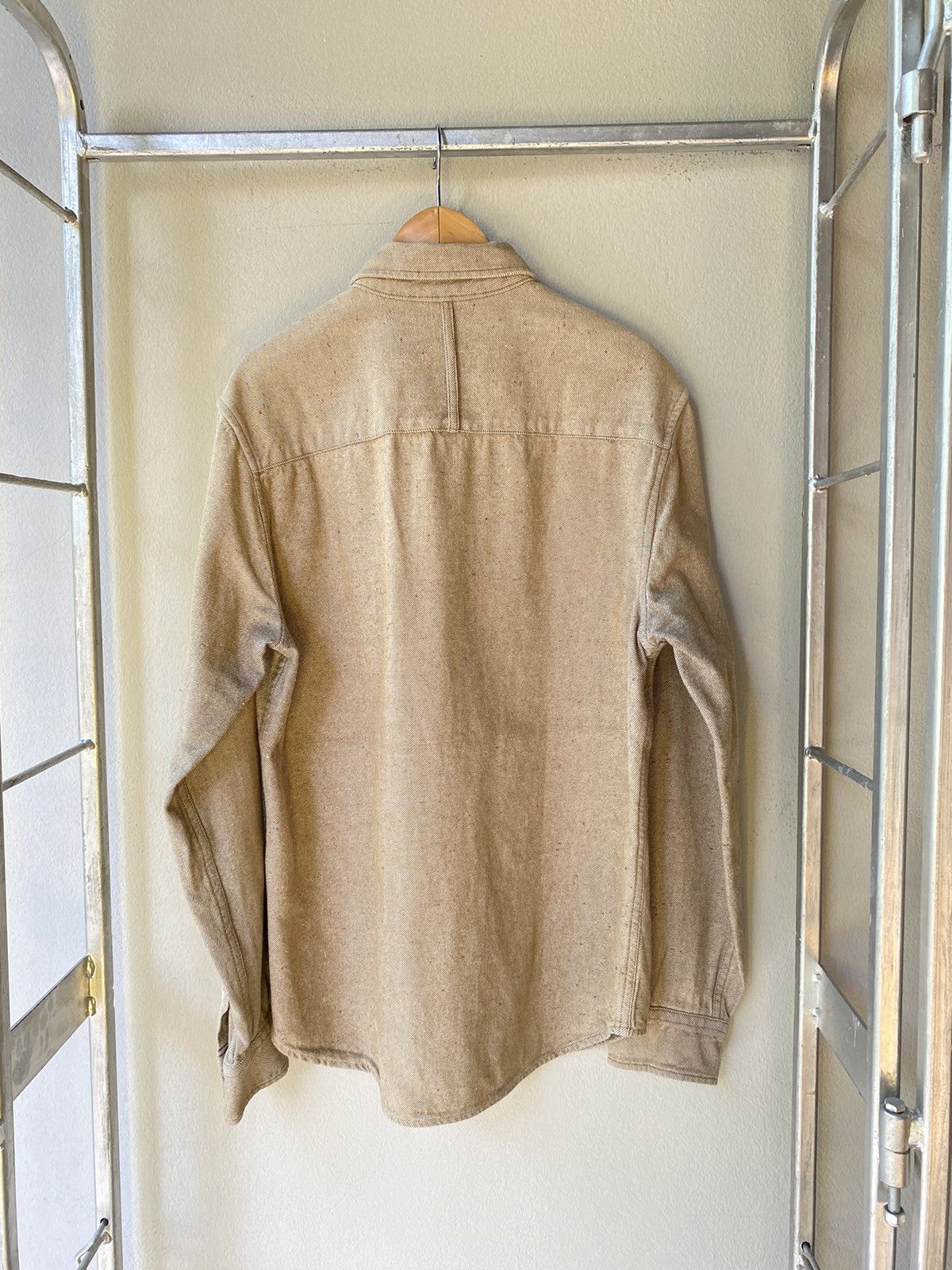 Designer × Japanese Brand INHERIT Brown Collared Shirt. Size US M / EU 48-50 / 2 - 2 Thumbnail