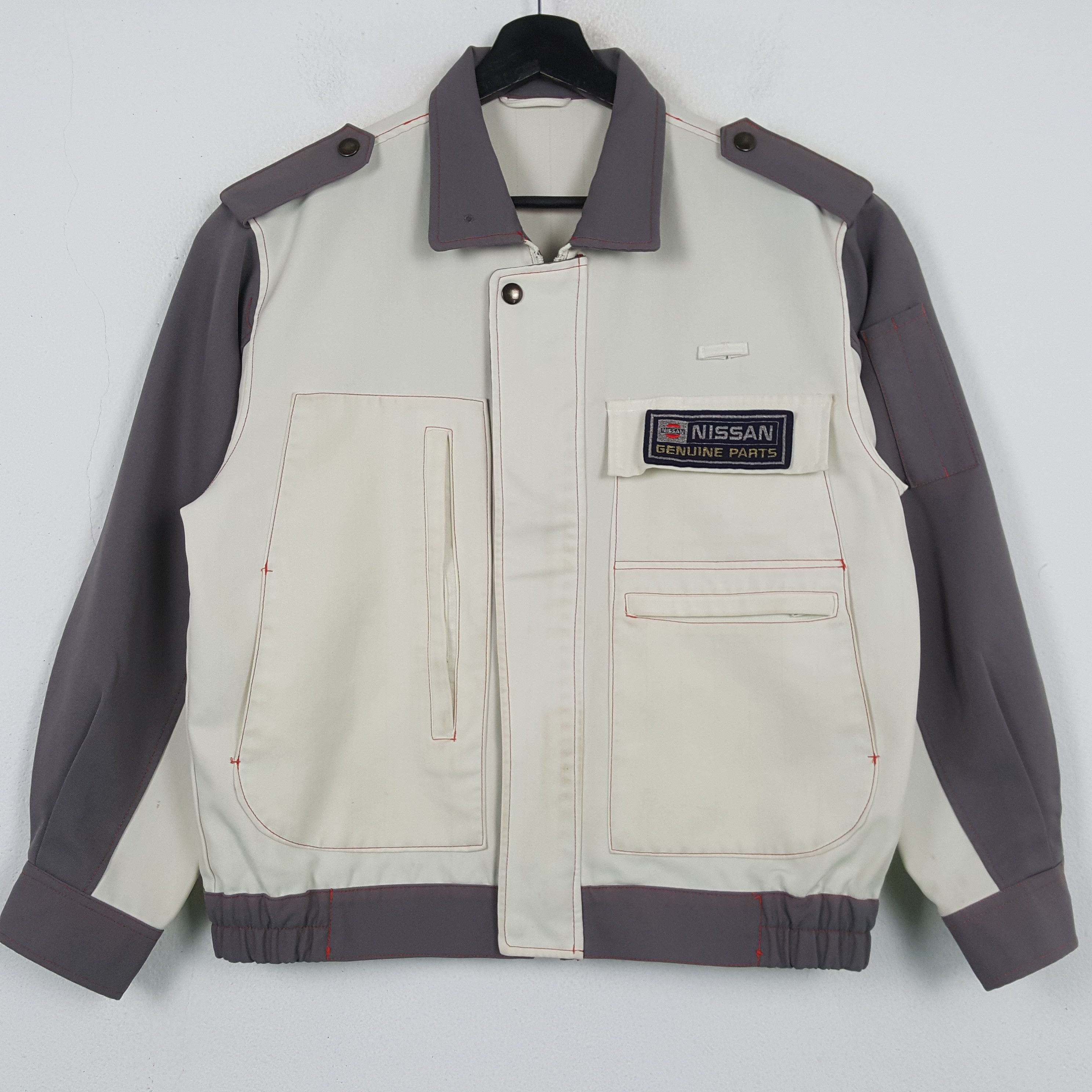 Vintage NISSAN Japanese Motorsports Racing Workwear Jacket C293N7 Size US M / EU 48-50 / 2 - 3 Thumbnail