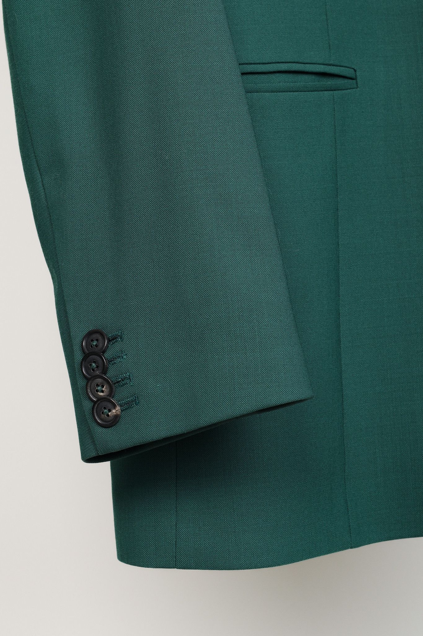 Paul Smith Paul Smith Green Suiting Blazer Jacket Double Vent Size 54L - 5 Thumbnail