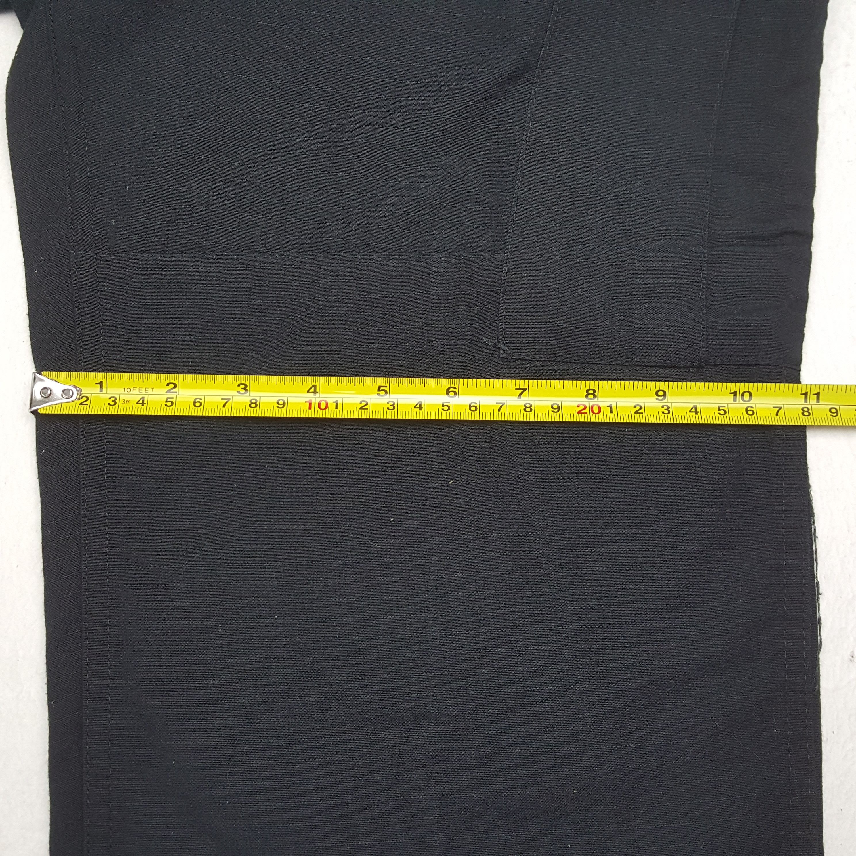 Designer Vintage Black Cargo Streetwear Skateboard Casual Pants RR9 Size US 30 / EU 46 - 10 Thumbnail