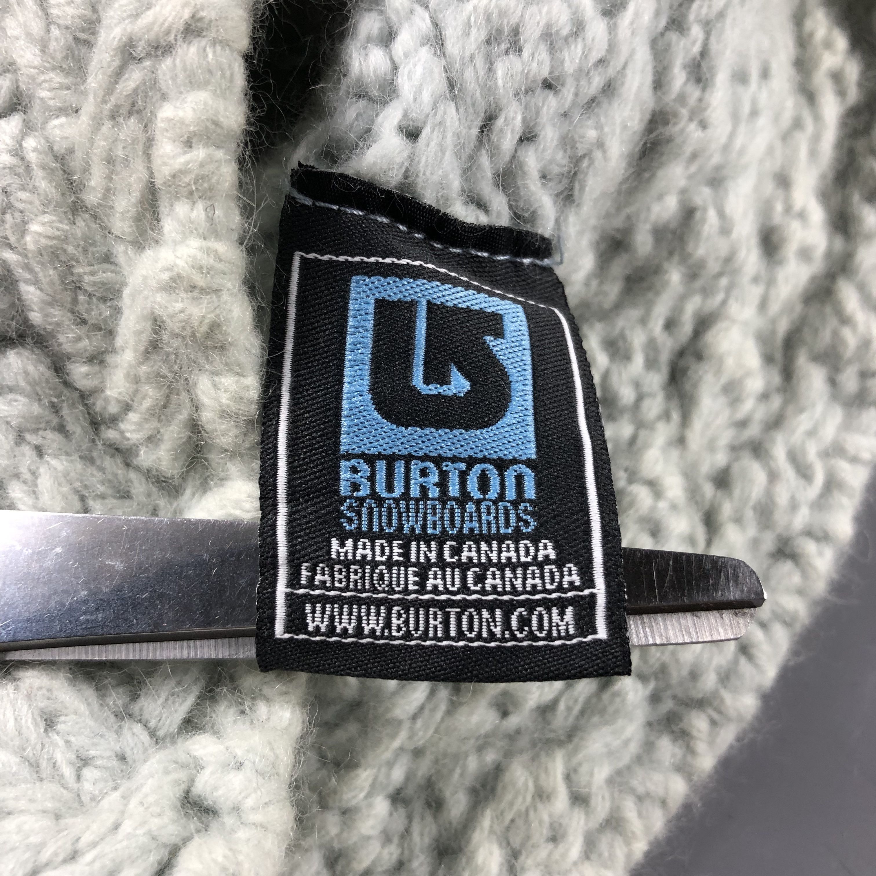 Burton Burton Cable Knit Wool Beanie Snowcap Snow Hat B976 Size ONE SIZE - 5 Thumbnail