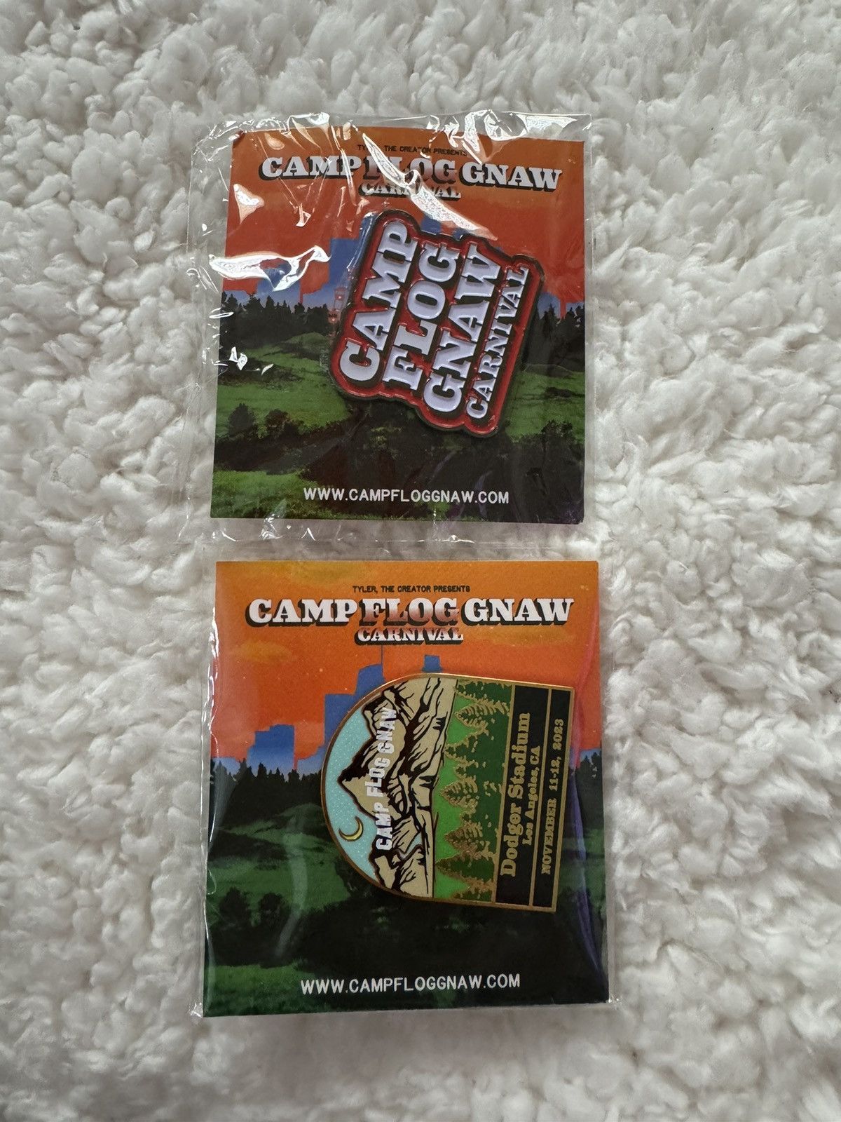Golf Wang × Tyler The Creator camp flog gnaw pins Size ONE SIZE - 1 Preview