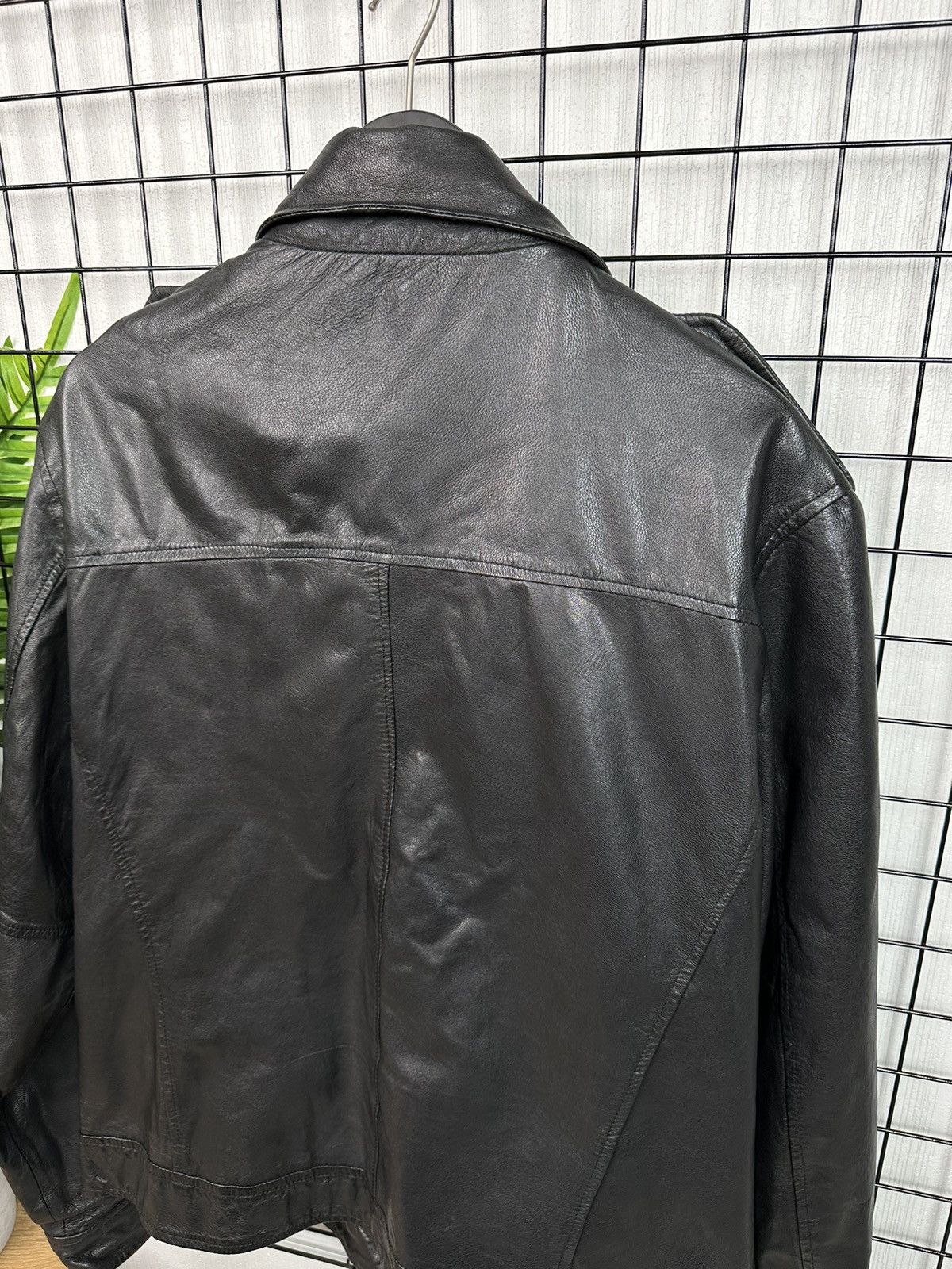 Vintage Leather Jacket Santa-Fe Vintage Men XL Black Size US XL / EU 56 / 4 - 12 Thumbnail