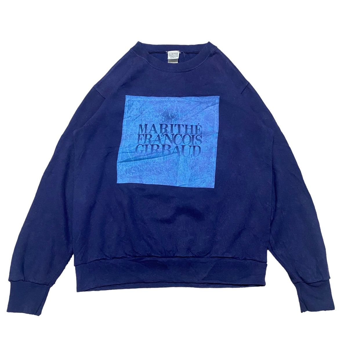 Vintage 90s Marithe Francois Girbaud Sweatshirt Big Logo