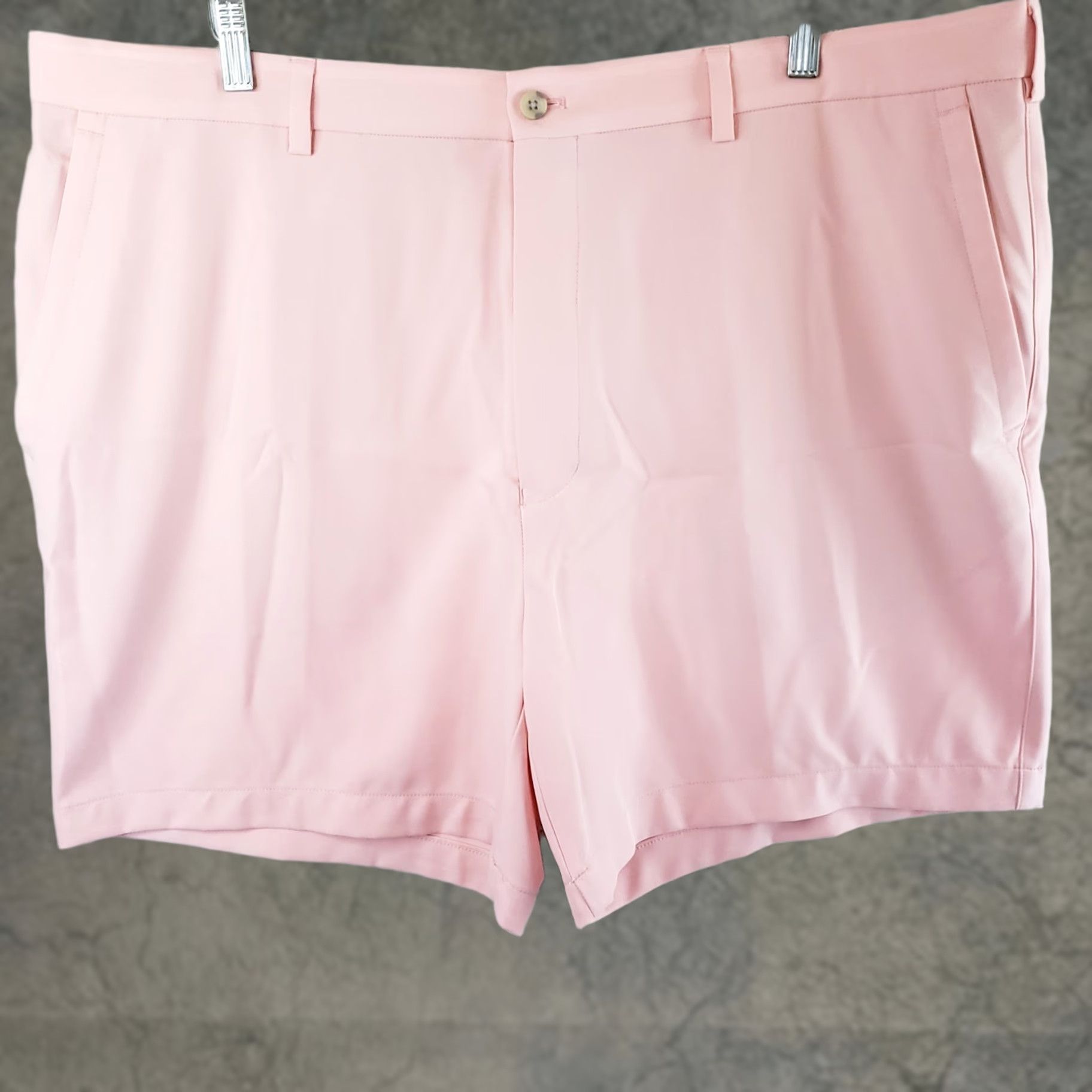 Peter Millar Peter Millar Shorts Mens 44x7" Pink Crown Sport Casual Classic Golf Logo Size US 44 / EU 60 - 1 Thumbnail