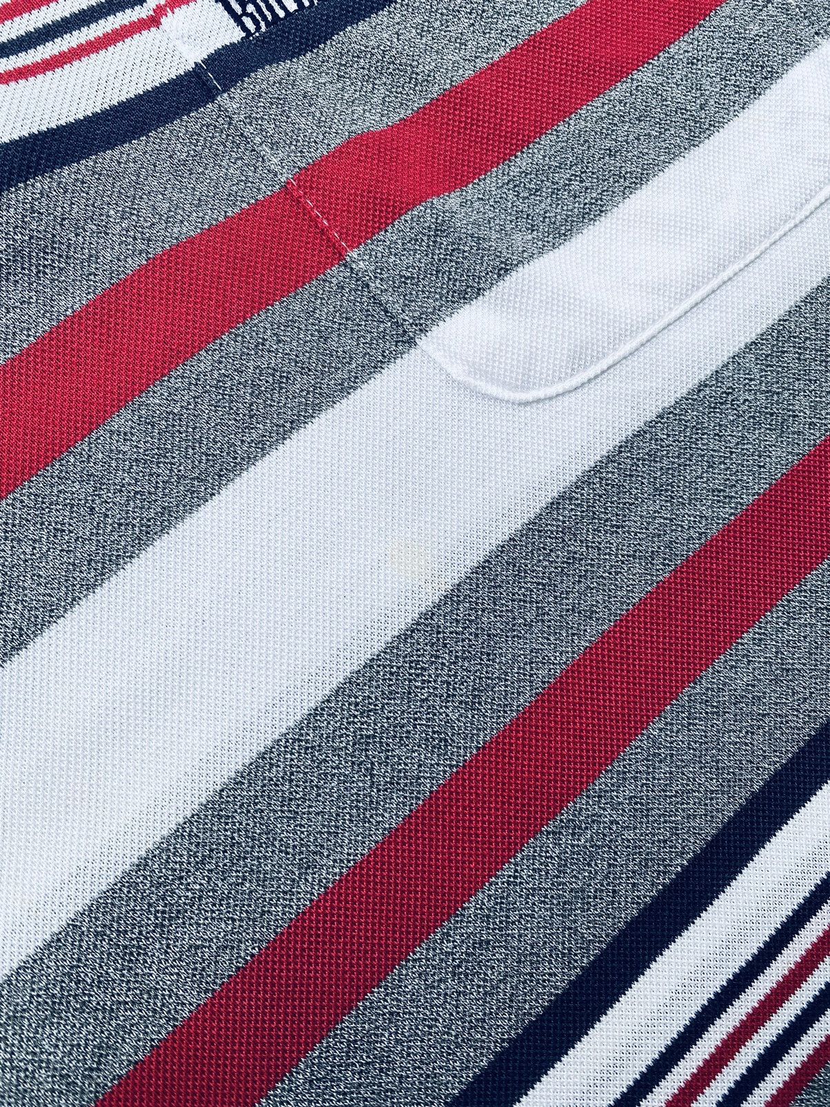 Burberry Vintage 90s Burberry Striped Polo Tees Size US L / EU 52-54 / 3 - 16 Thumbnail