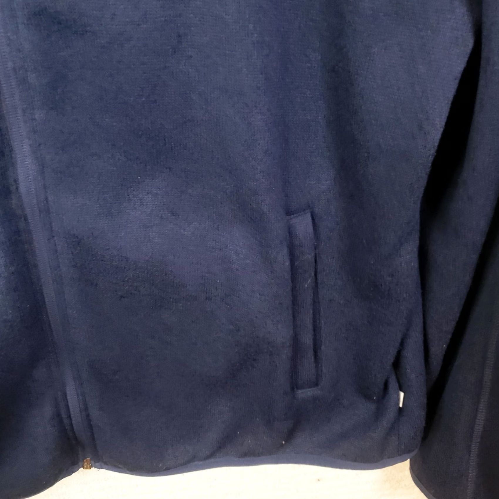 Vintage Ocean Coast Men's L Blue Fleece Long Sleeve Full Zip Jacket Front Zip Pocket Size US L / EU 52-54 / 3 - 3 Thumbnail