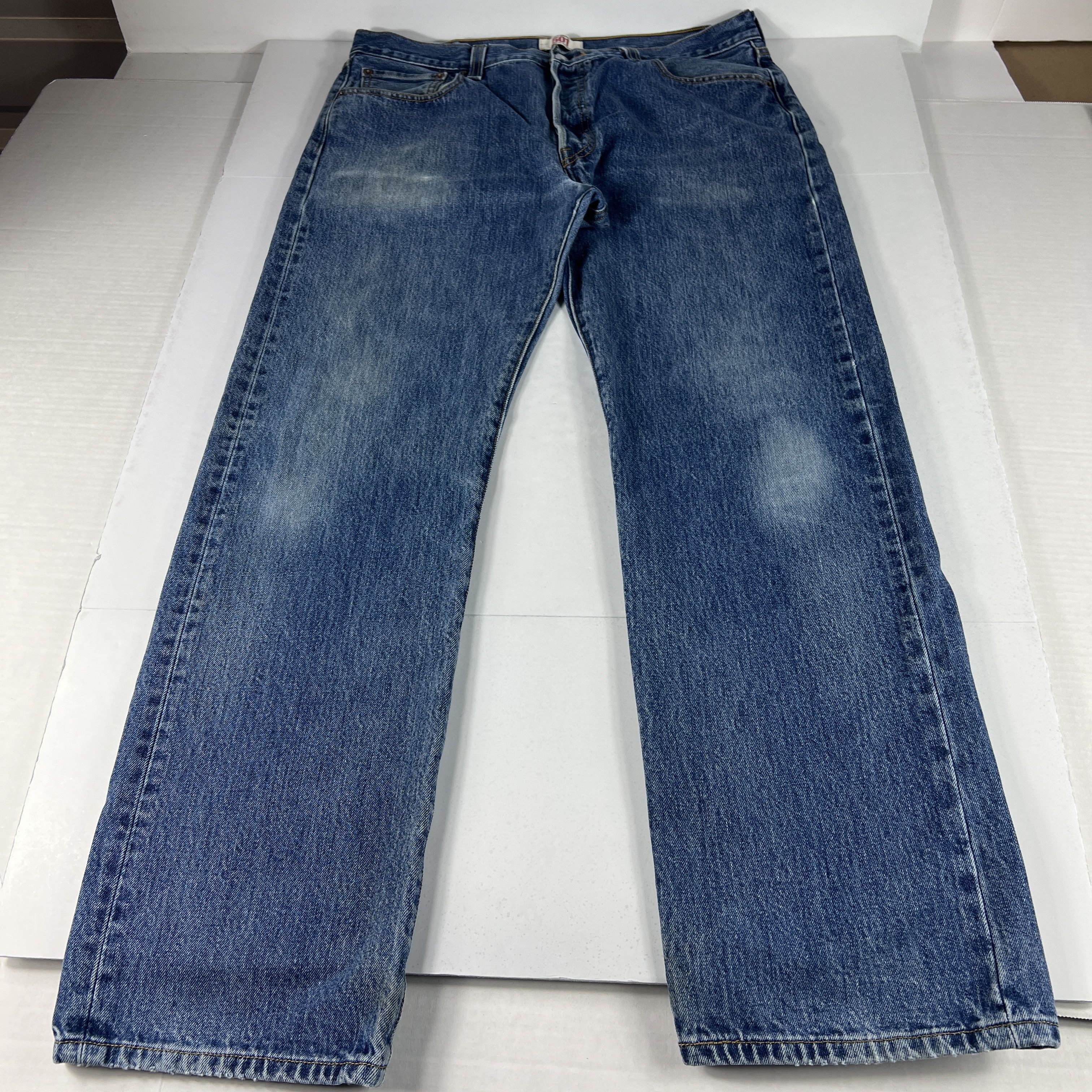 Levi's × Vintage Y2K Levi's Jeans 501 XX Straight Blue Faded Cotton Denim Size US 36 / EU 52 - 1 Thumbnail