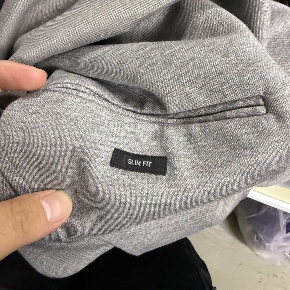 Japanese Brand Japanese Brand Jersey Blazer Light Grey Size US L / EU 52-54 / 3 - 7 Thumbnail