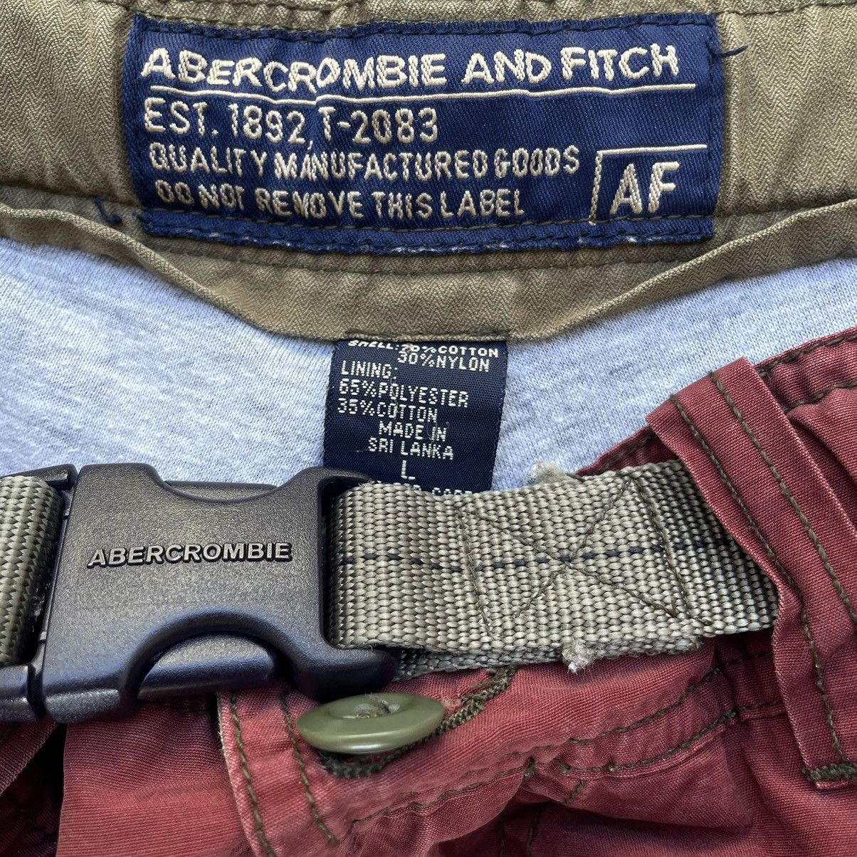 Abercrombie & Fitch Abercrombie and Fitch Paratrooper Cargo Pants Size Large Size US 34 / EU 50 - 3 Thumbnail