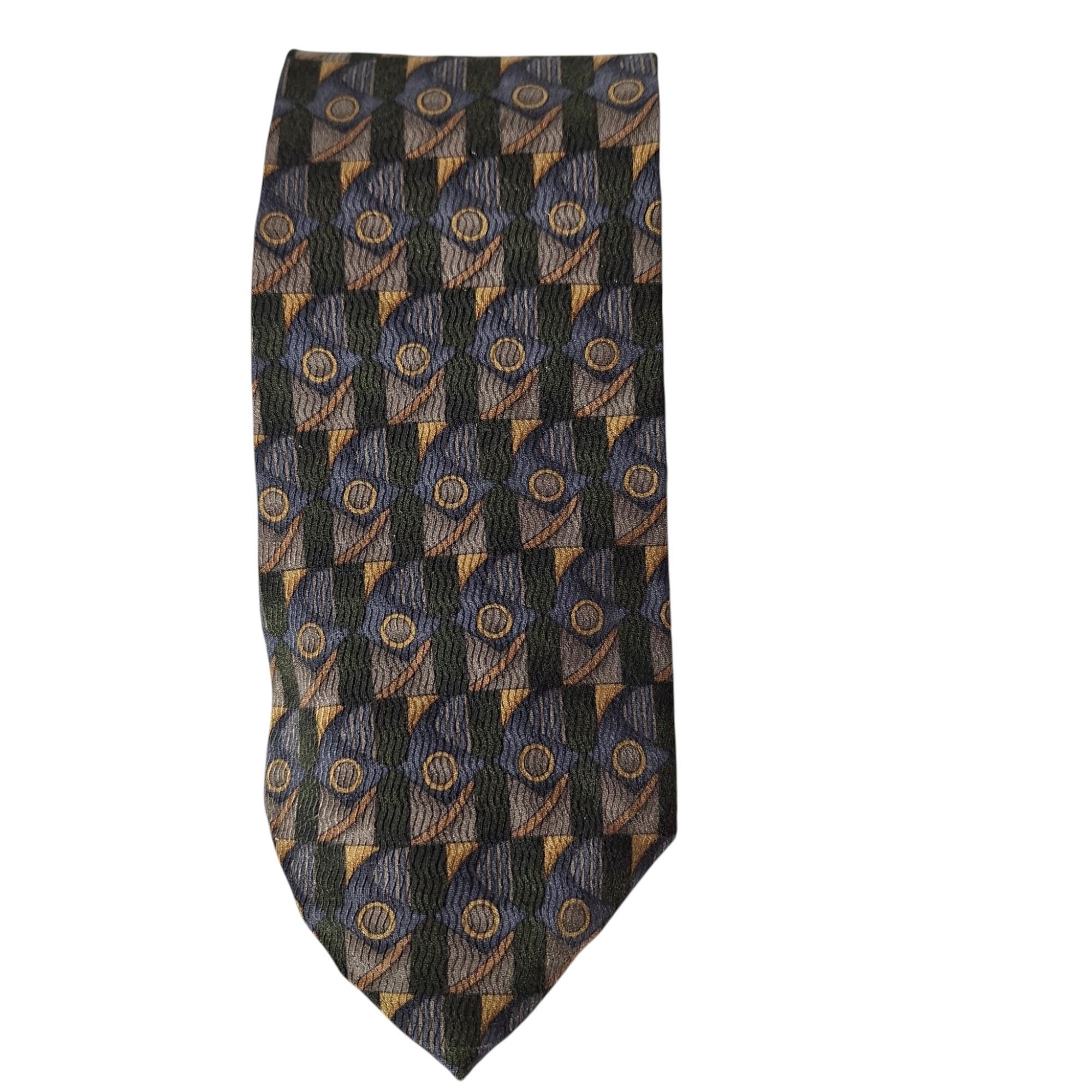 Other Cocktail Collection Vodka Silk Tie One Size Microscope Geome Size ONE SIZE - 4 Thumbnail